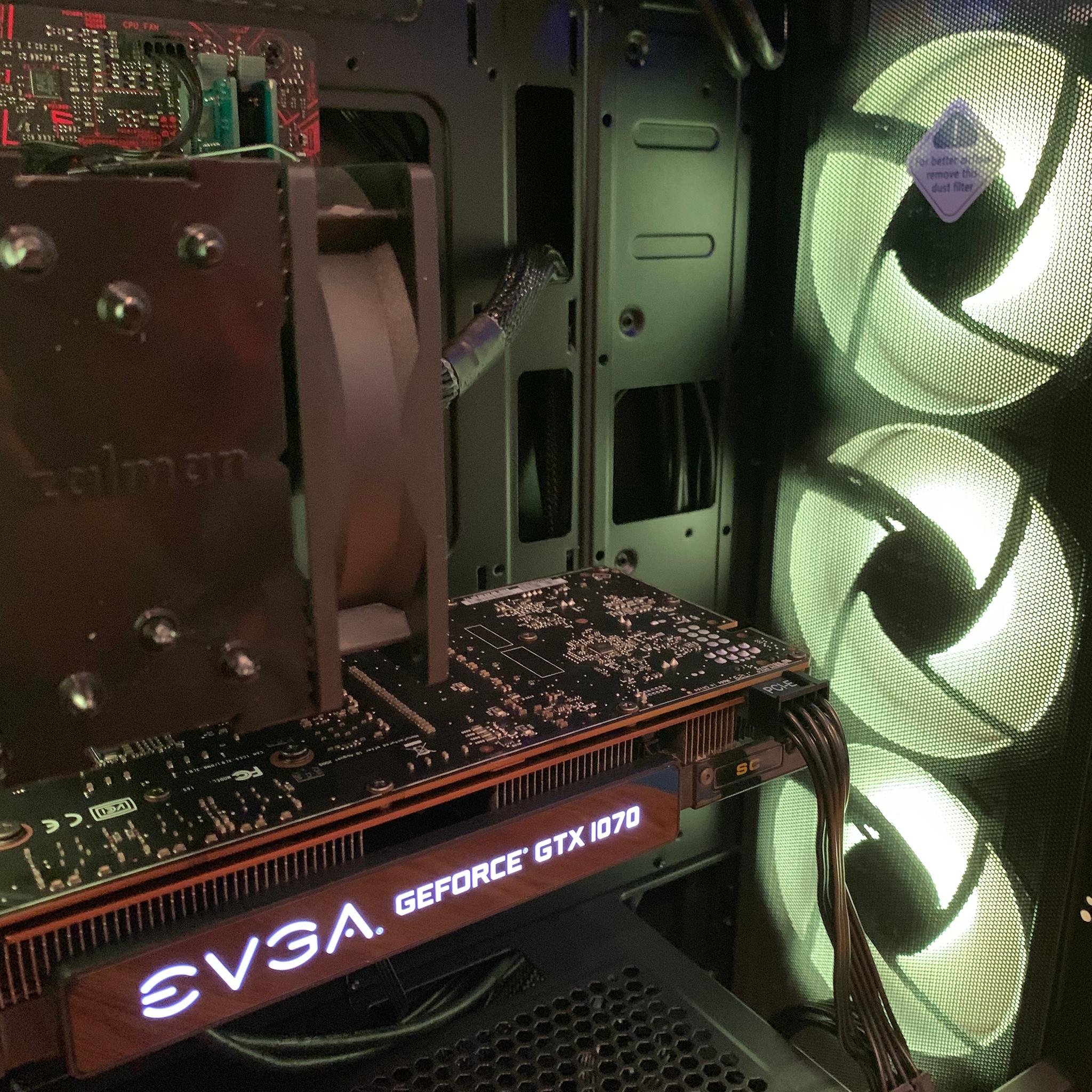 NVIDIA GTX 1070 i5 8400 CUSTOM GAMING PC 16GB DDR4 512GB SSD RGB WINDOWS 10 INSTALLED