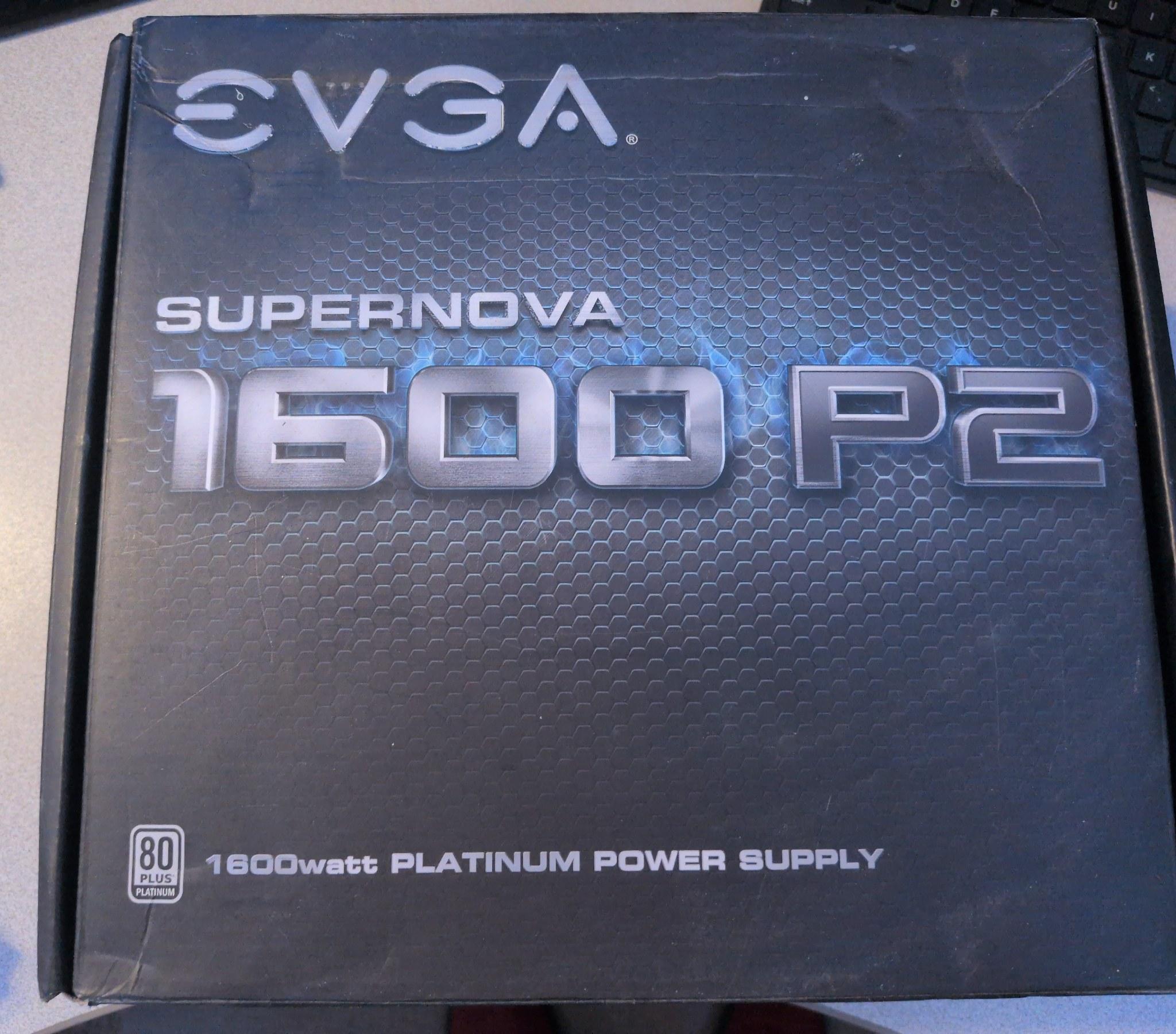 EVGA SuperNOVA 1600 P2 1600W PSU - No Power - For Parts