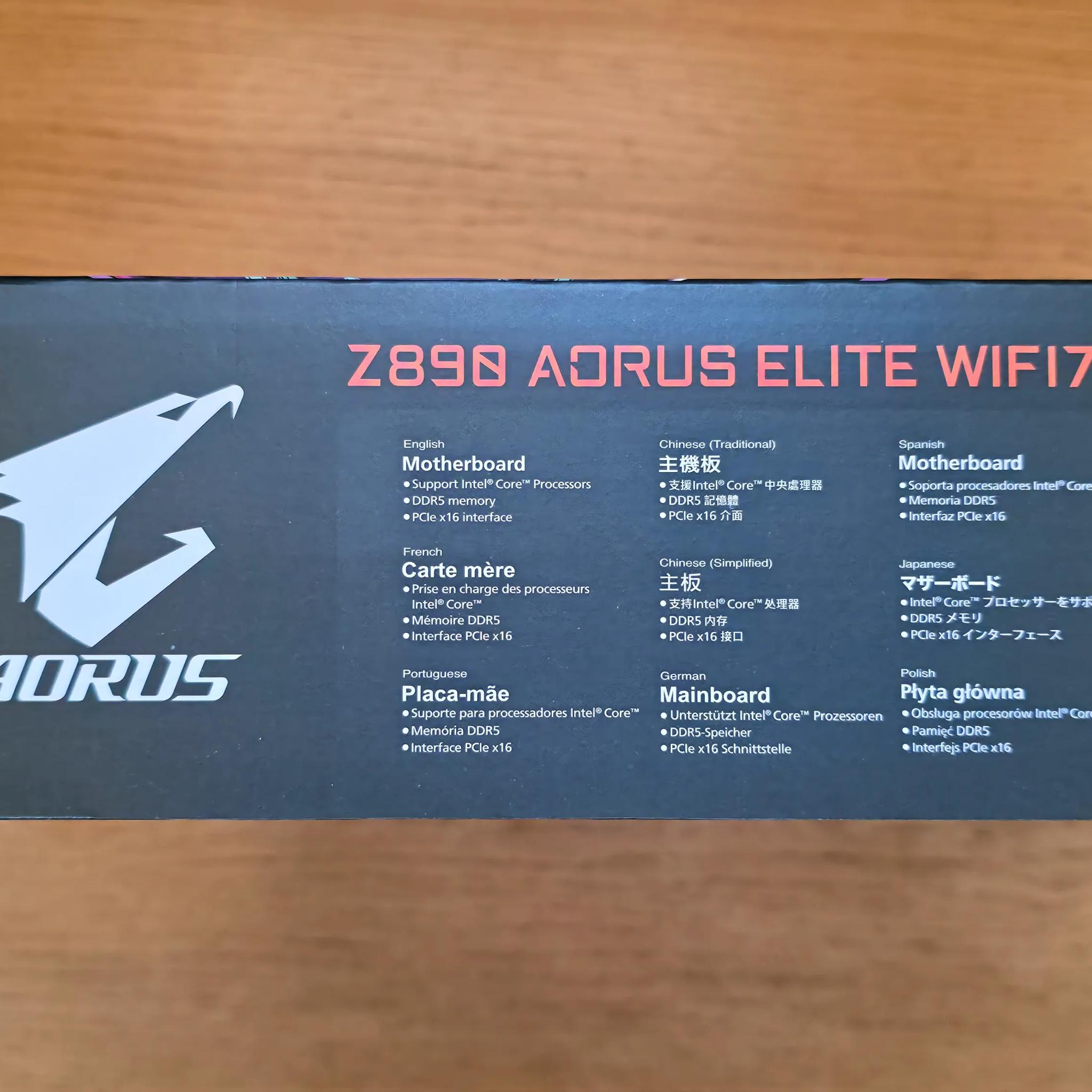 GIGABYTE Z890 AORUS ELITE WIFI7 Ultra Core (Series 2) NEW + FREE GAME