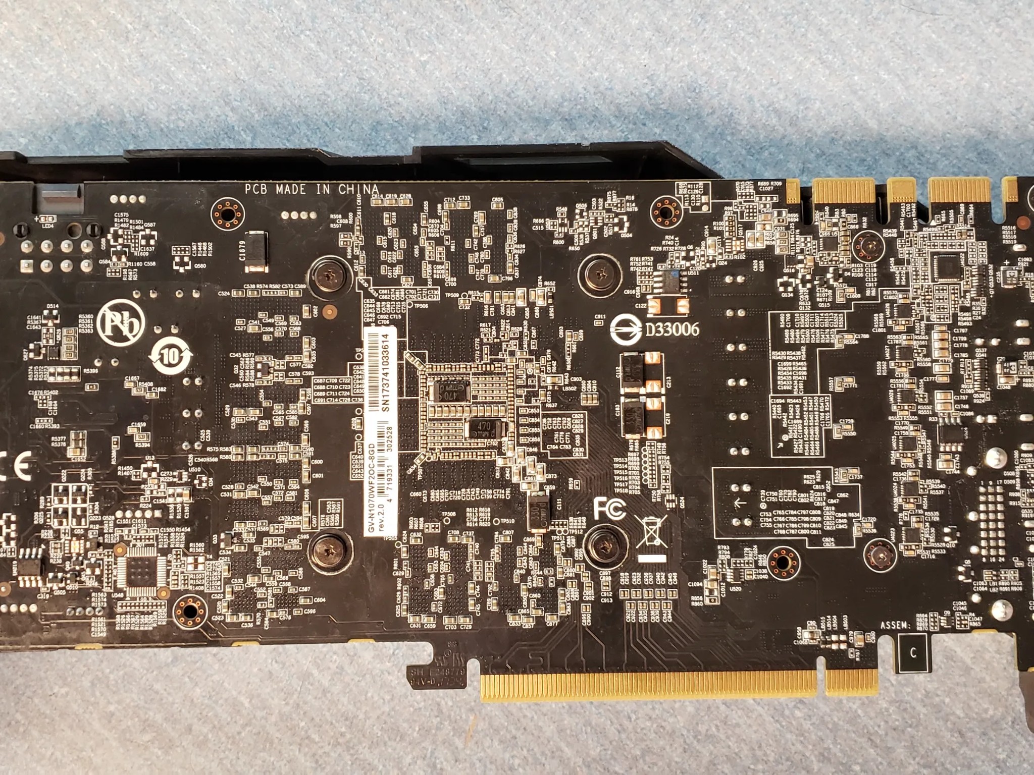 Gigabyte GTX 1070 Windforce OC graphics card