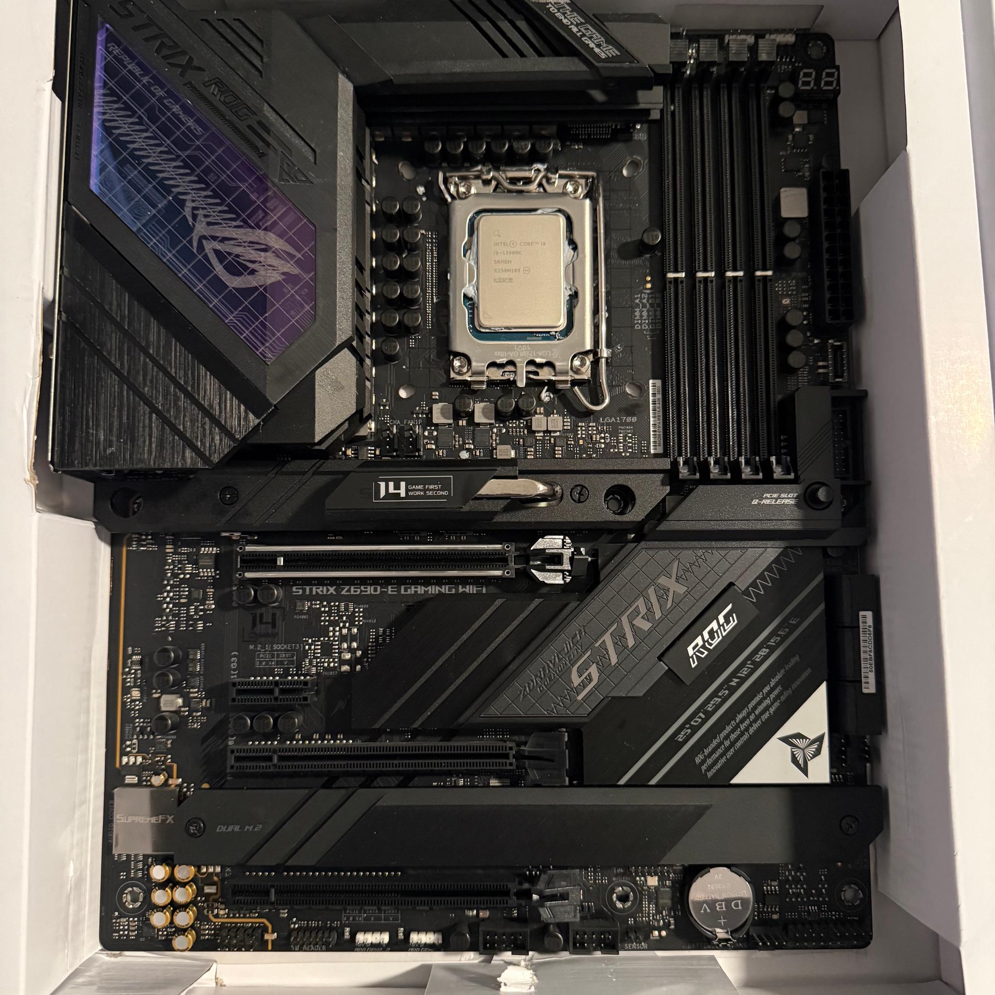 Asus ROG Strix Z690-E Gaming Wifi & Intel 13900K Bundle