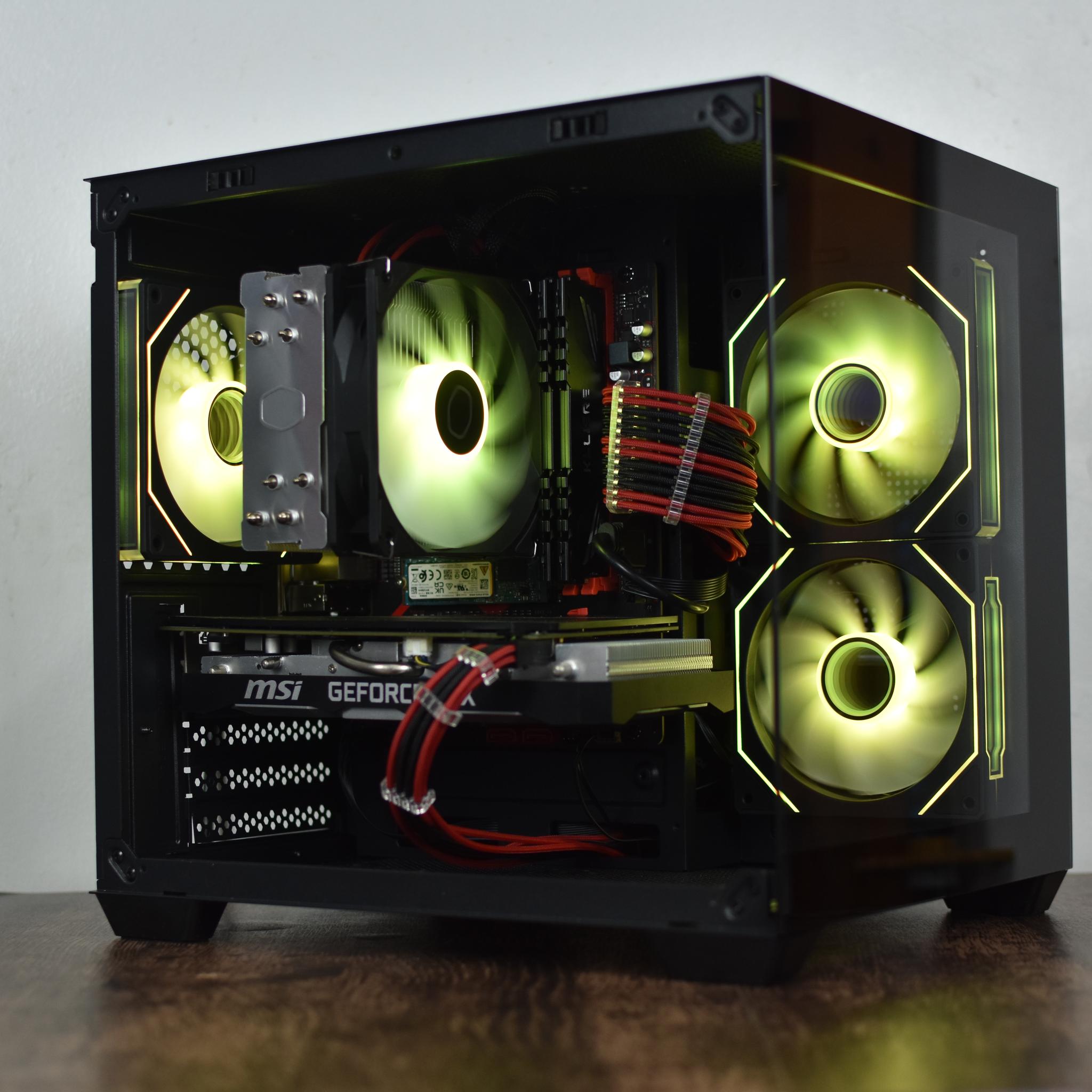 🖤Black & Red❤️ Budget Gaming PC (Ryzen 5 3600 + RTX 2060 Super + 16gb of ram)
