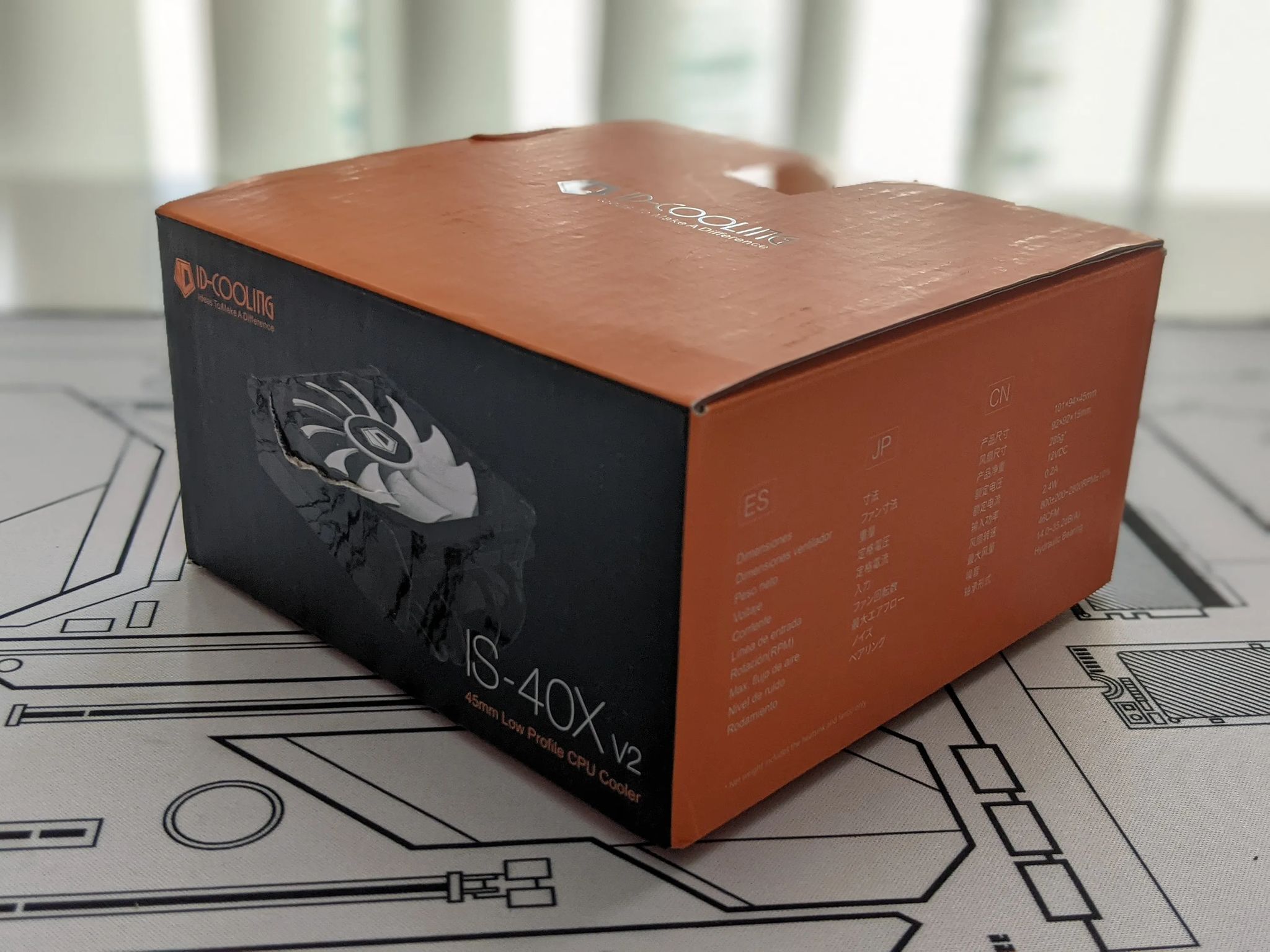 ID-COOLING IS-40X 45mm Height Low Profile CPU Cooler BNIB Intel LGA 1700 115X/1200 AMD AM4
