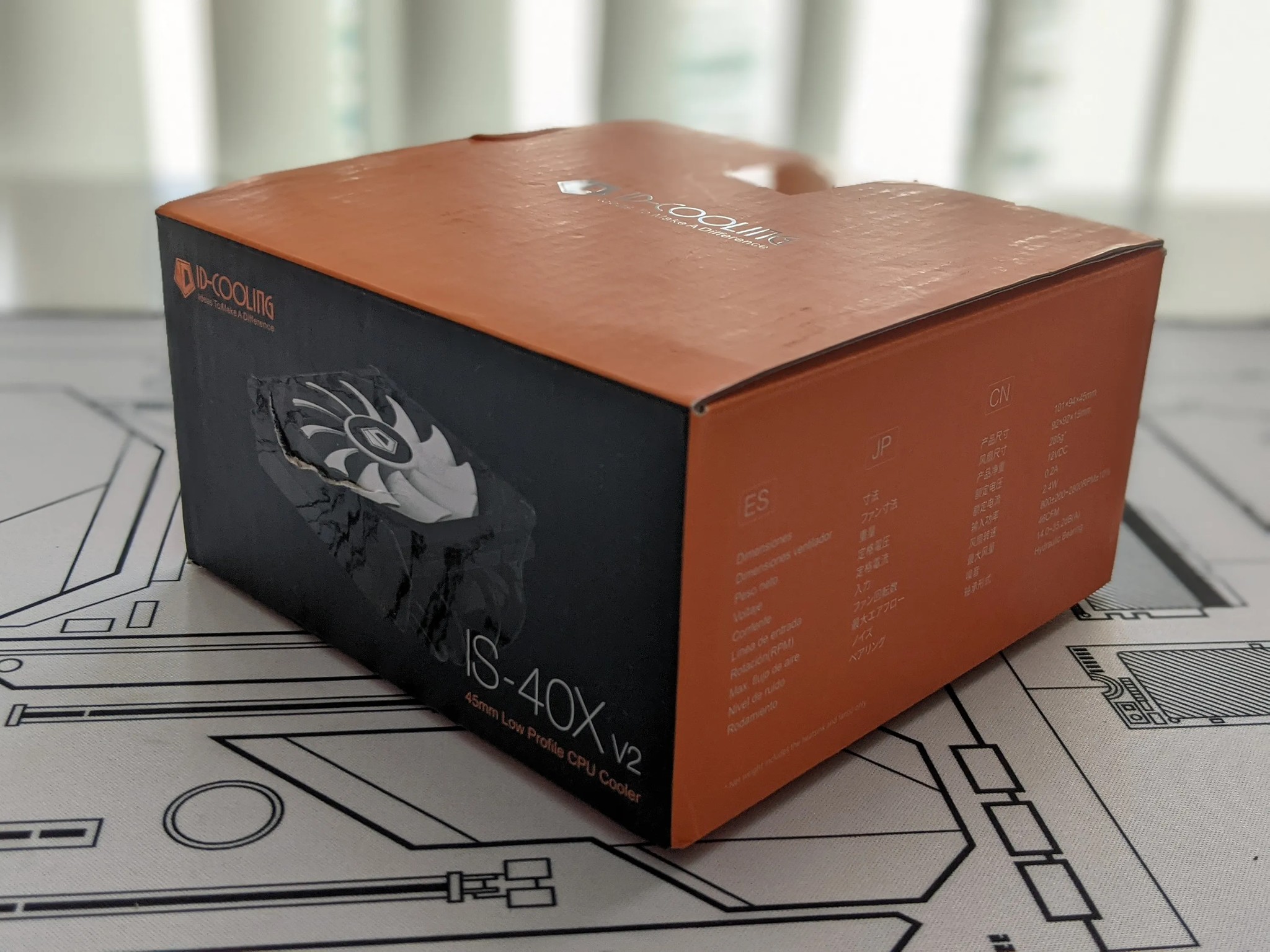 ID-COOLING IS-40X 45mm Height Low Profile CPU Cooler BNIB Intel LGA 1700 115X/1200 AMD AM4