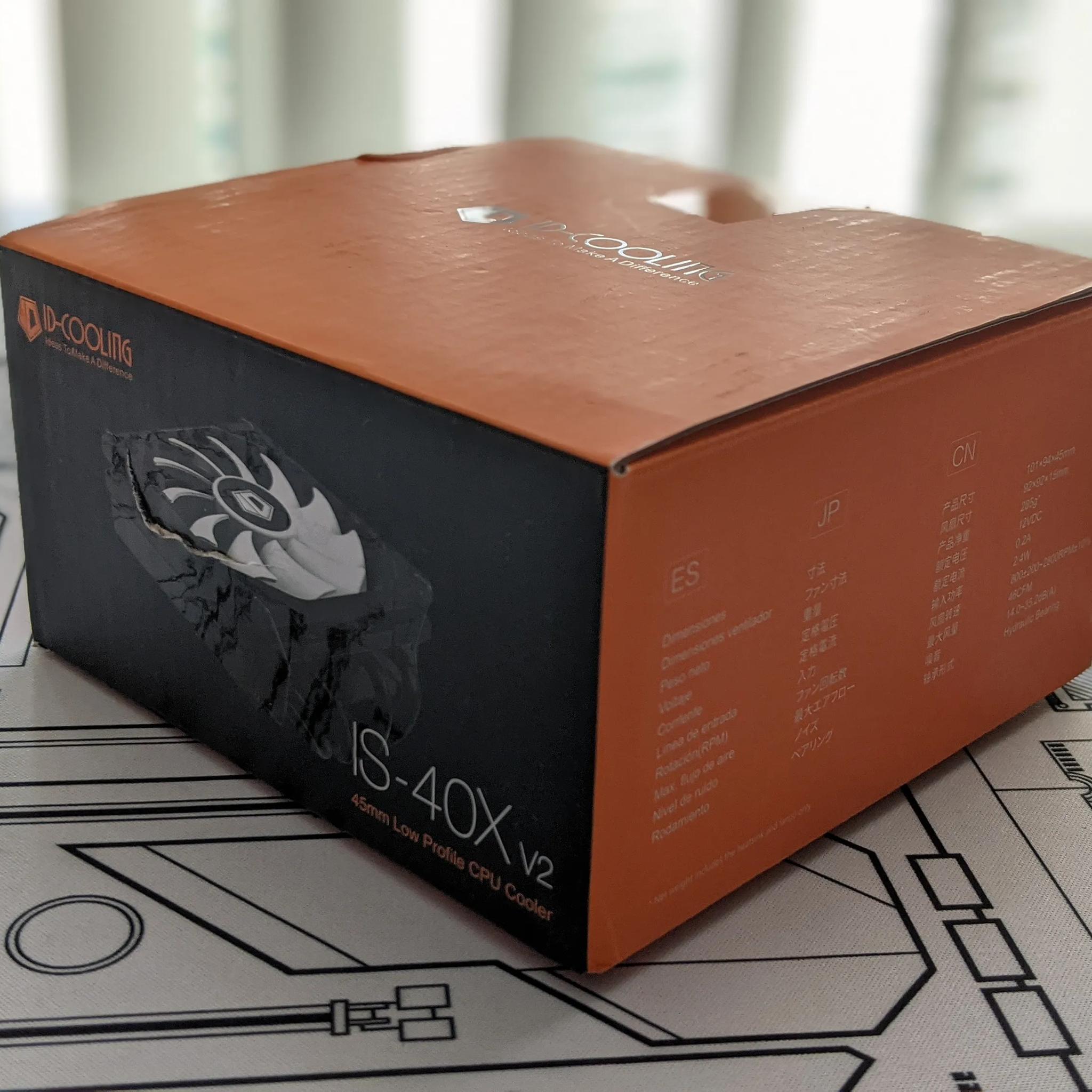 ID-COOLING IS-40X 45mm Height Low Profile CPU Cooler BNIB Intel LGA 1700 115X/1200 AMD AM4