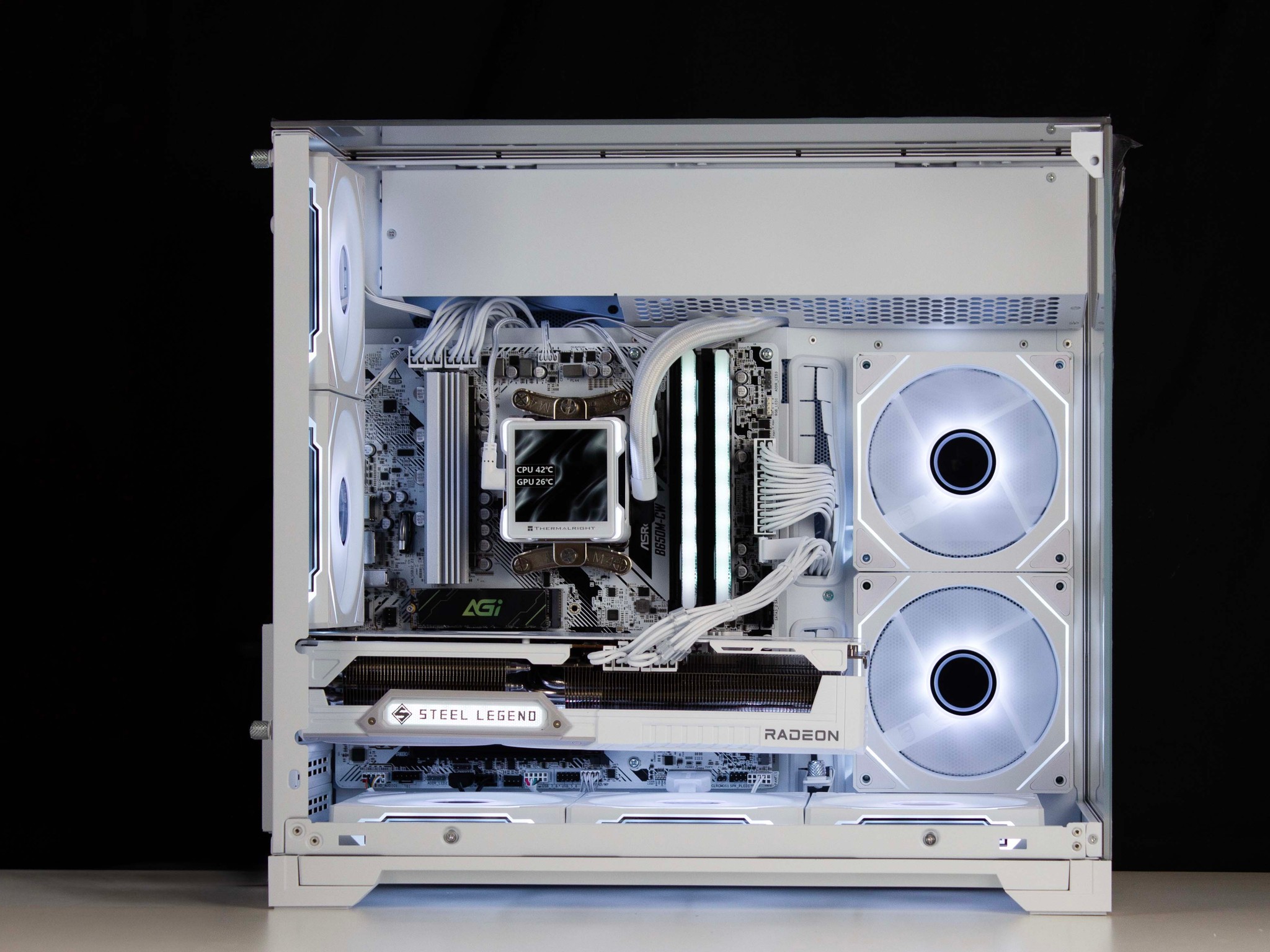 🧊⚡🗡️Blizzard V2 - 4K Gaming PC | RX 9070 XT 16GB, Ryzen 7 9800X3D, 32GB RAM, 2TB SSD | LCD 🗡️⚡🧊