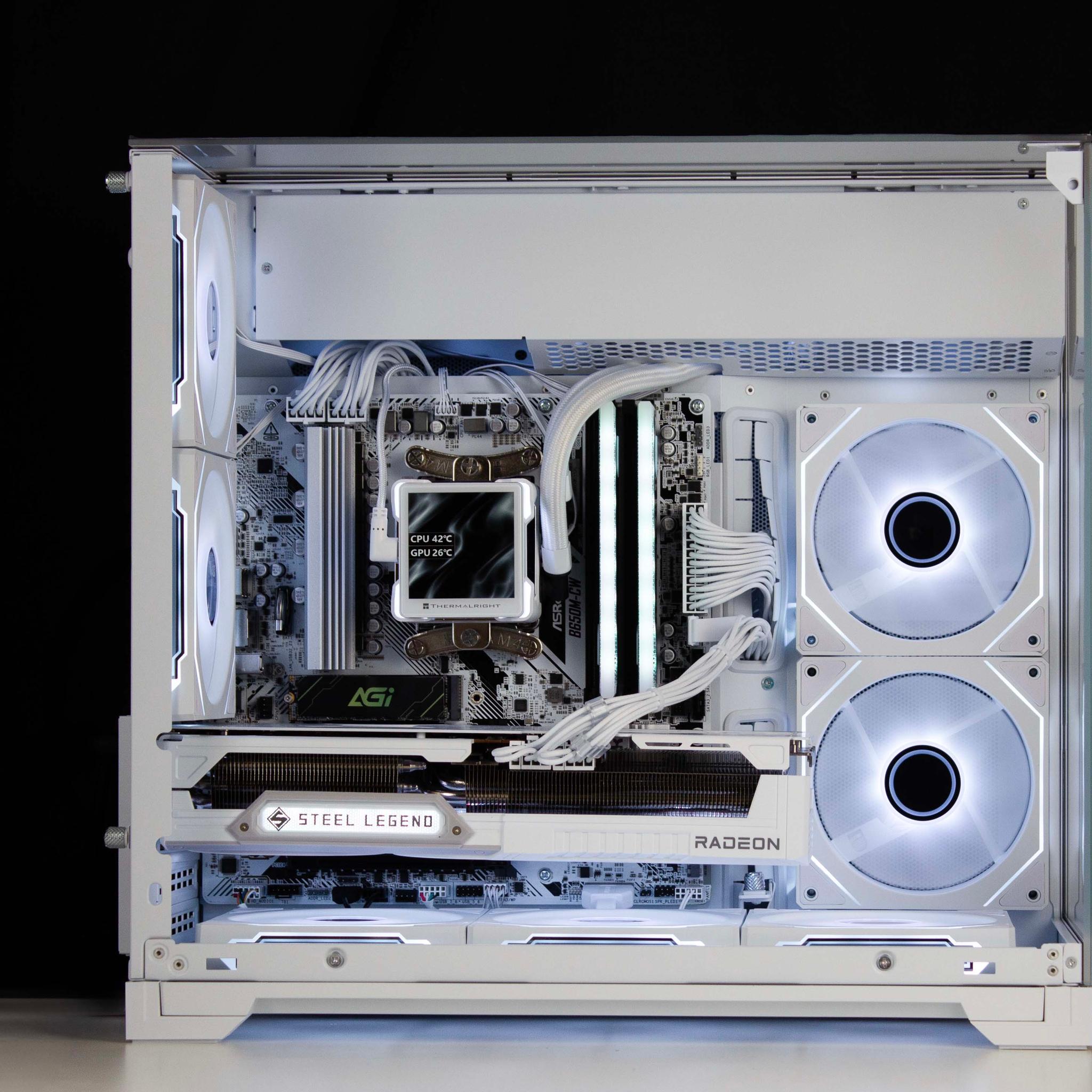 🧊⚡🗡️Blizzard V2 - 4K Gaming PC | RX 9070 XT 16GB, Ryzen 7 9800X3D, 32GB RAM, 2TB SSD | LCD 🗡️⚡🧊