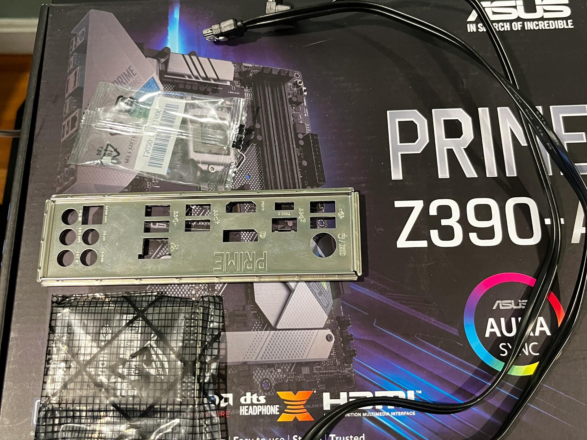 ASUS Prime Z390-A, LGA 1151, Intel Motherboard