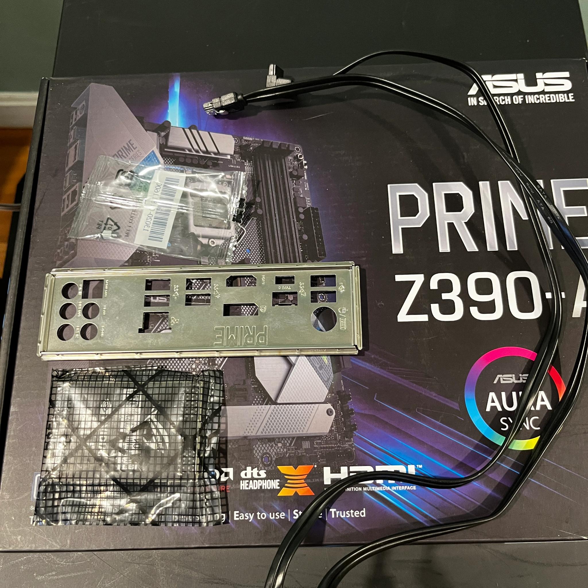 ASUS Prime Z390-A, LGA 1151, Intel Motherboard