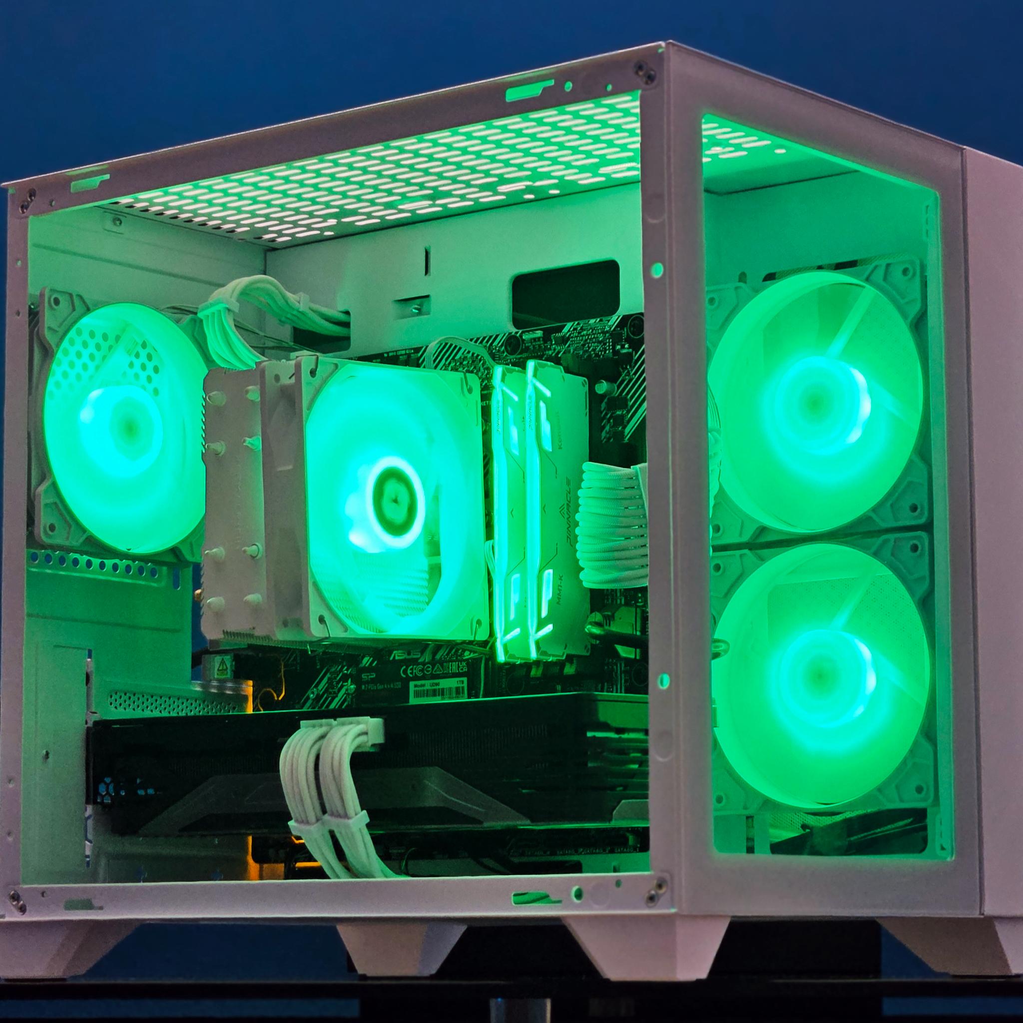 White 1440p Gaming PC |RTX 3070|Ryzen 5