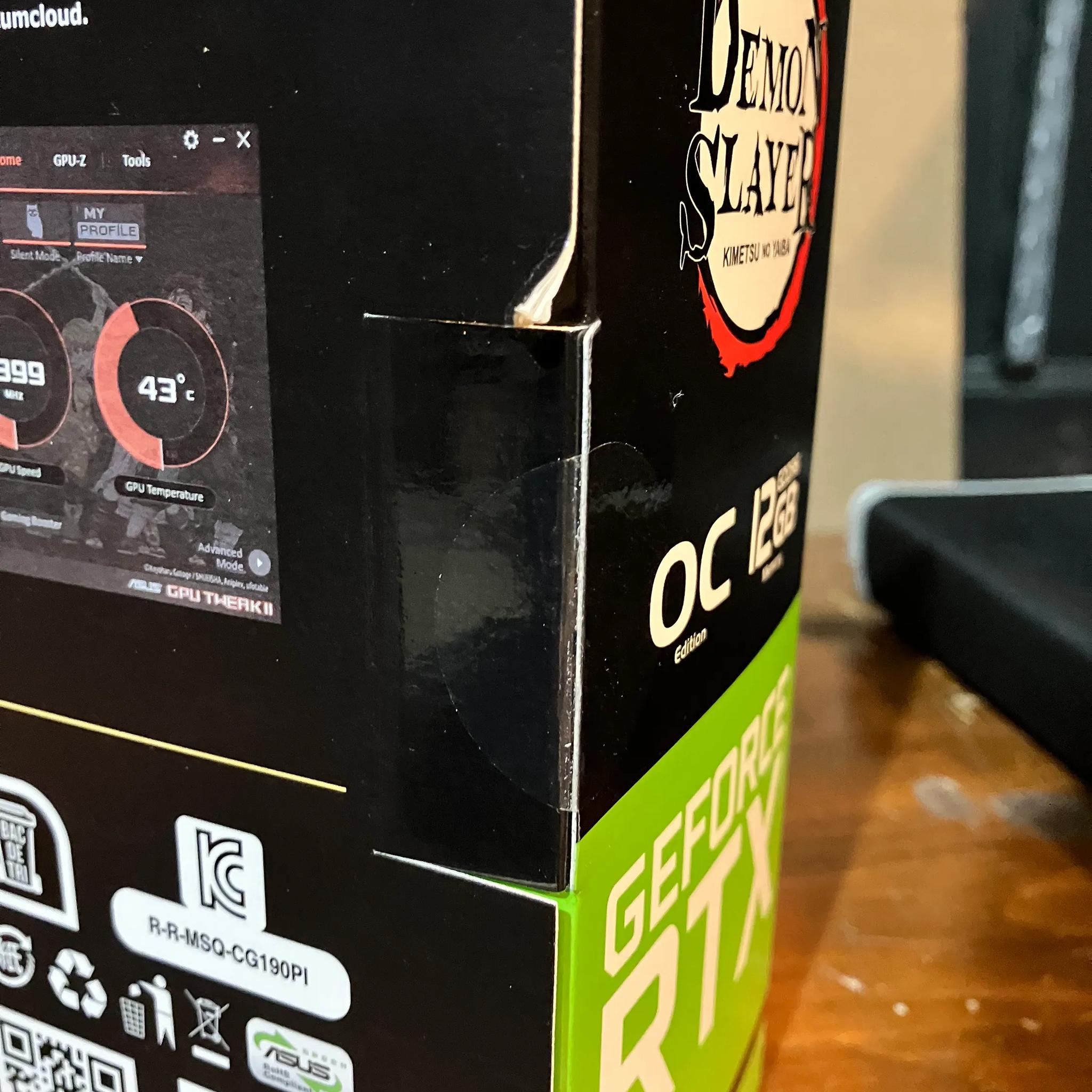 UNOPENED ASUS Tuf RTX 3060 Demon Slayer Limited Edition