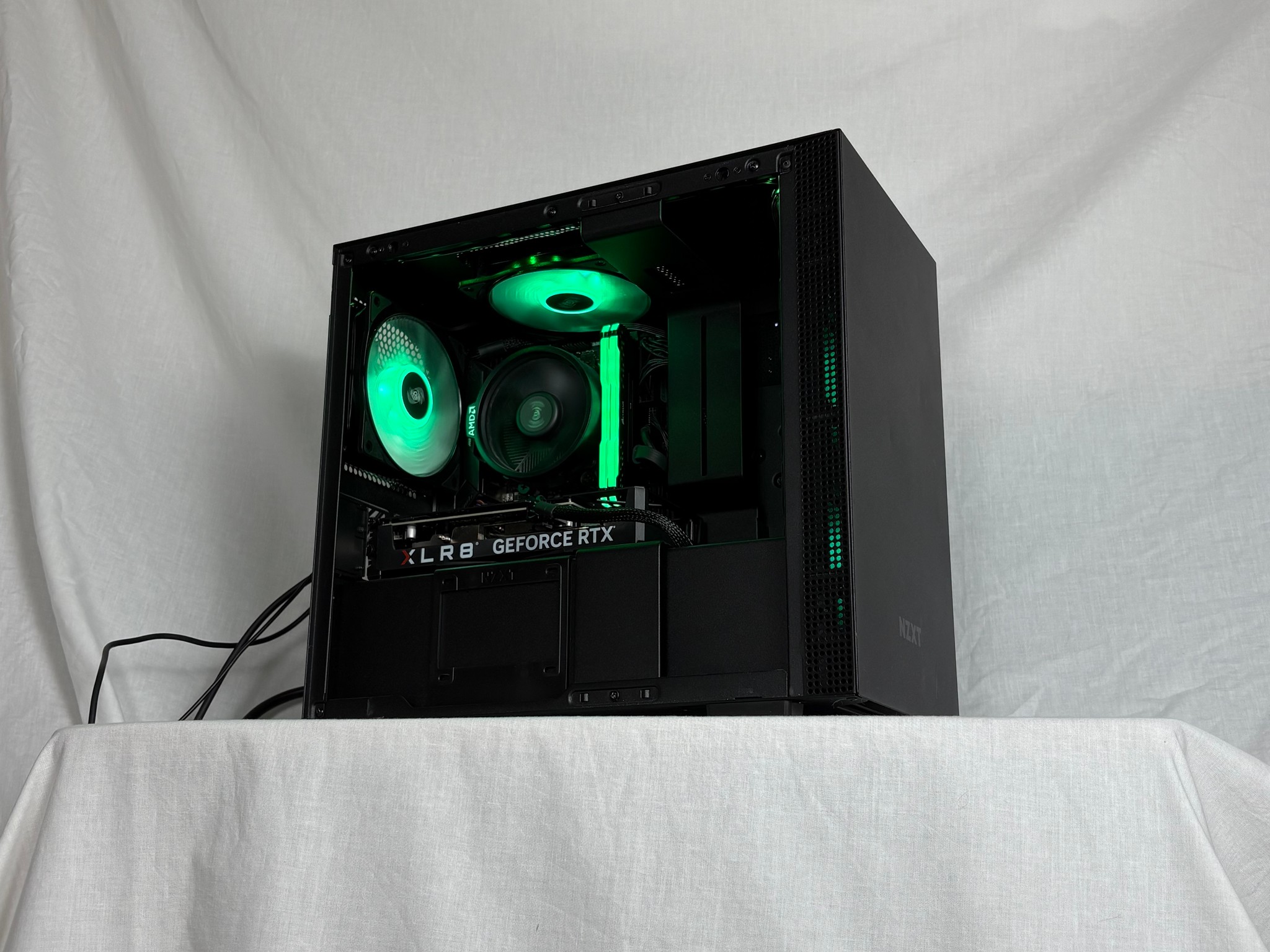 Black RGB Gaming PC | RTX 4060 | Ryzen 5 5600G | 16GB DDR4 RAM | 512 GB NVME SSD | FREE SHIPPING!!!