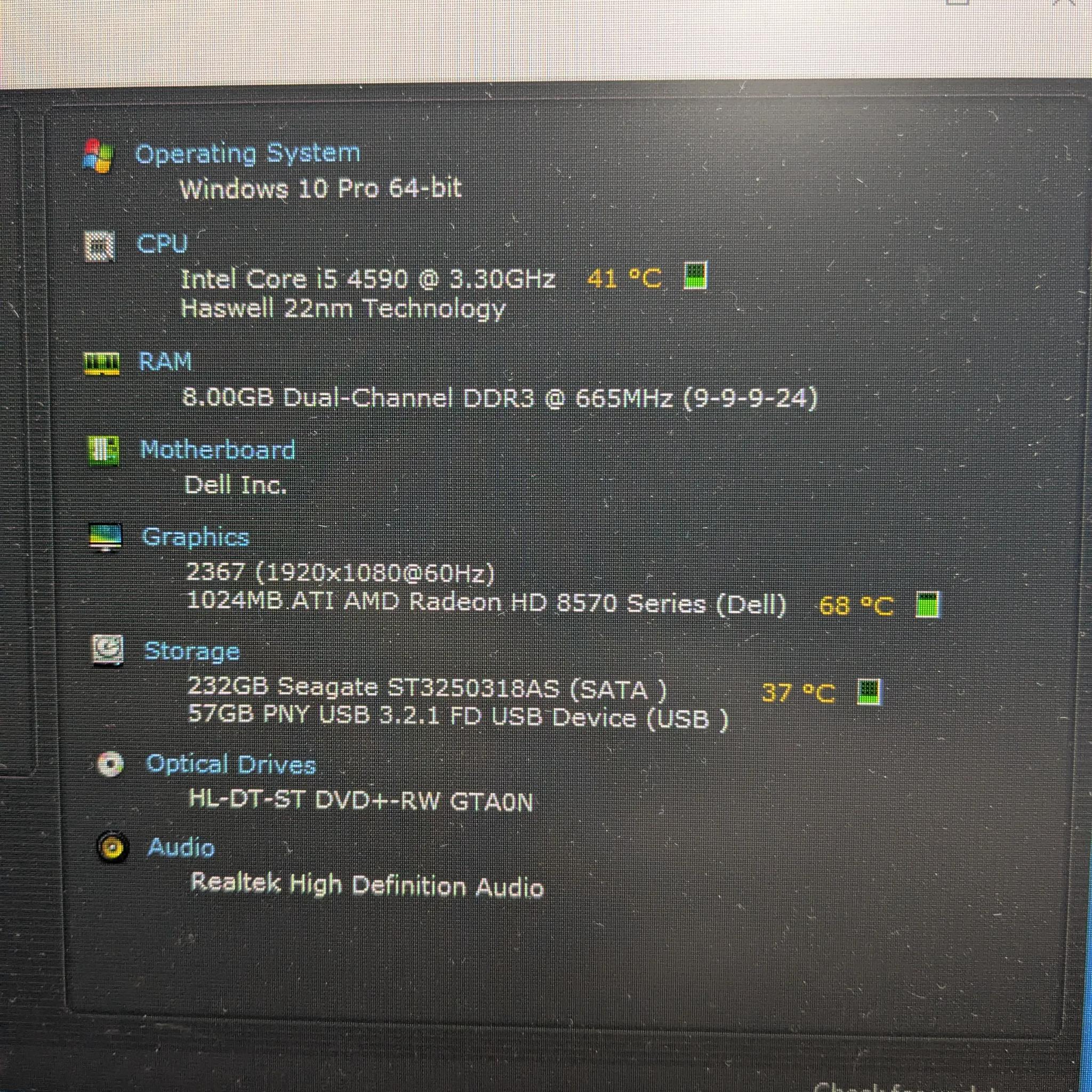 Potato Spec | 30+ FPS Fortnite | Free shipping! | i5-4570, 8GB RAM, 250GB HDD, AMD GPU, Win10, Wifi