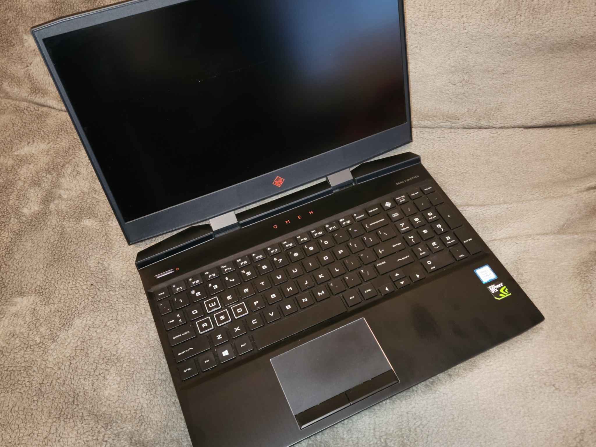 HP Omen 15, Intel i7 8th Gen, 128GB SSD 1TB HDD, 32GB RAM, NVIDIA GTX 1080, 15.6" 1920x1080p 60Hz