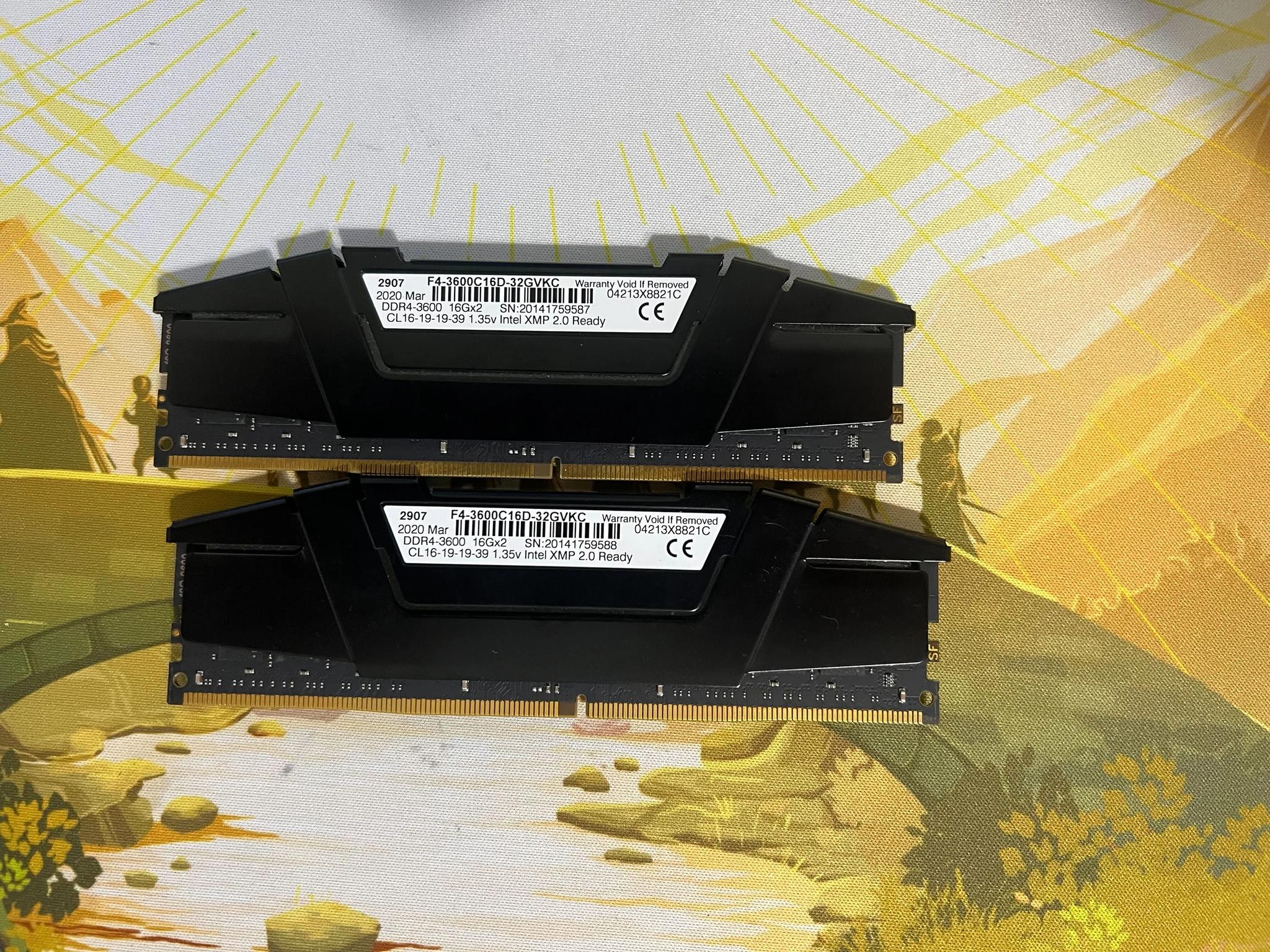 32 Gb DDR4-3600 G Skill [16x2]