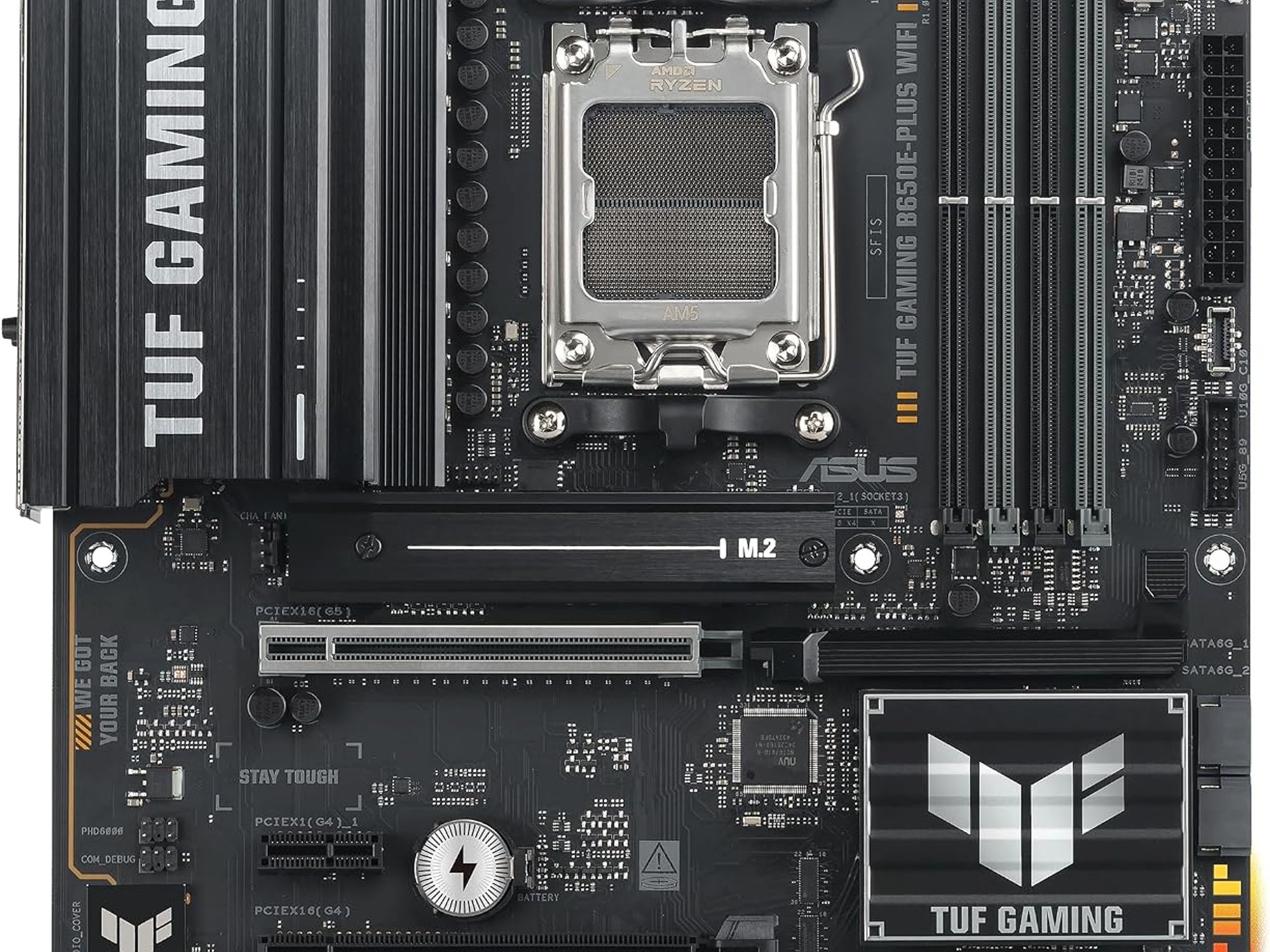 ASUS TUF GAMING B650E-PLUS WIFI AMD B650E AM5 DDR5 ATX Desktop Motherboard