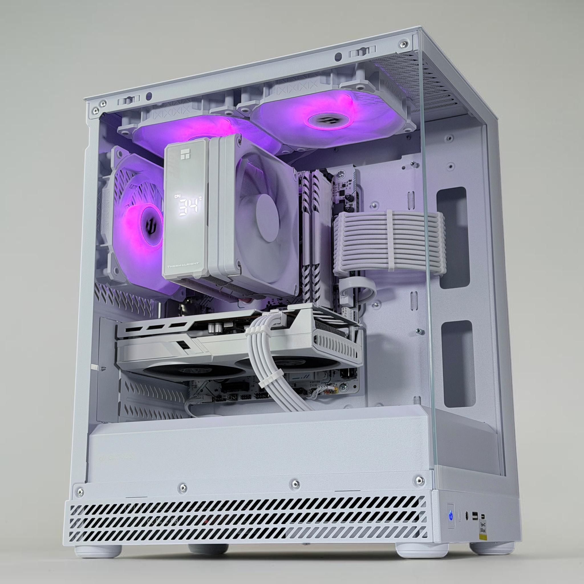 🌬️🌨️Gaming PC❄️AMD RX 6600 8GB❄️AMD Ryzen 5 3500X 6 core❄️16GB DDR4❄️ 1.25TB  SSD