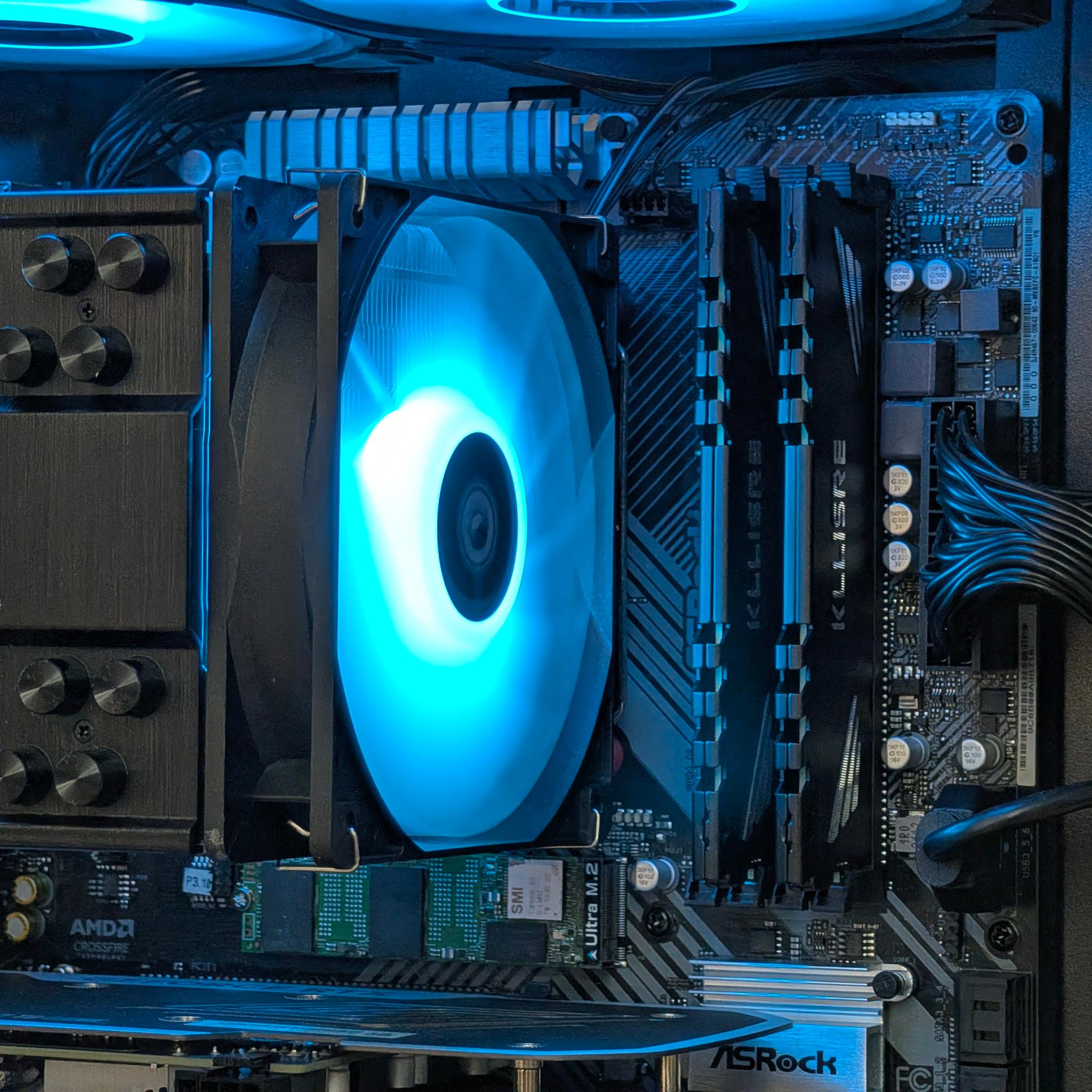 💙🖤Ryzen 7 3700x | RTX 4060 | 32GB DDR4 | 1TB SSD | Gaming PC🖤💙