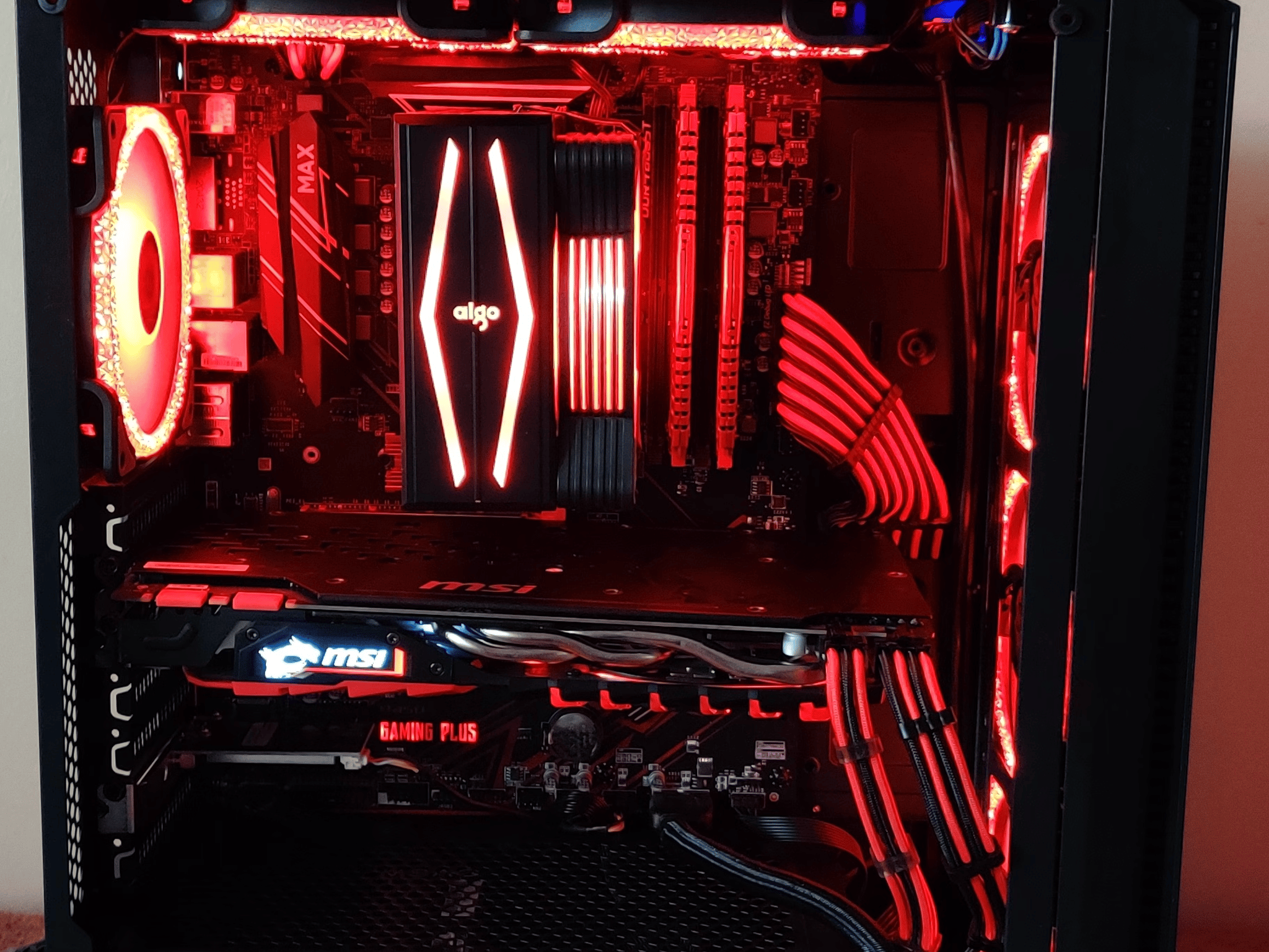 Big Red Gaming PC WIFI