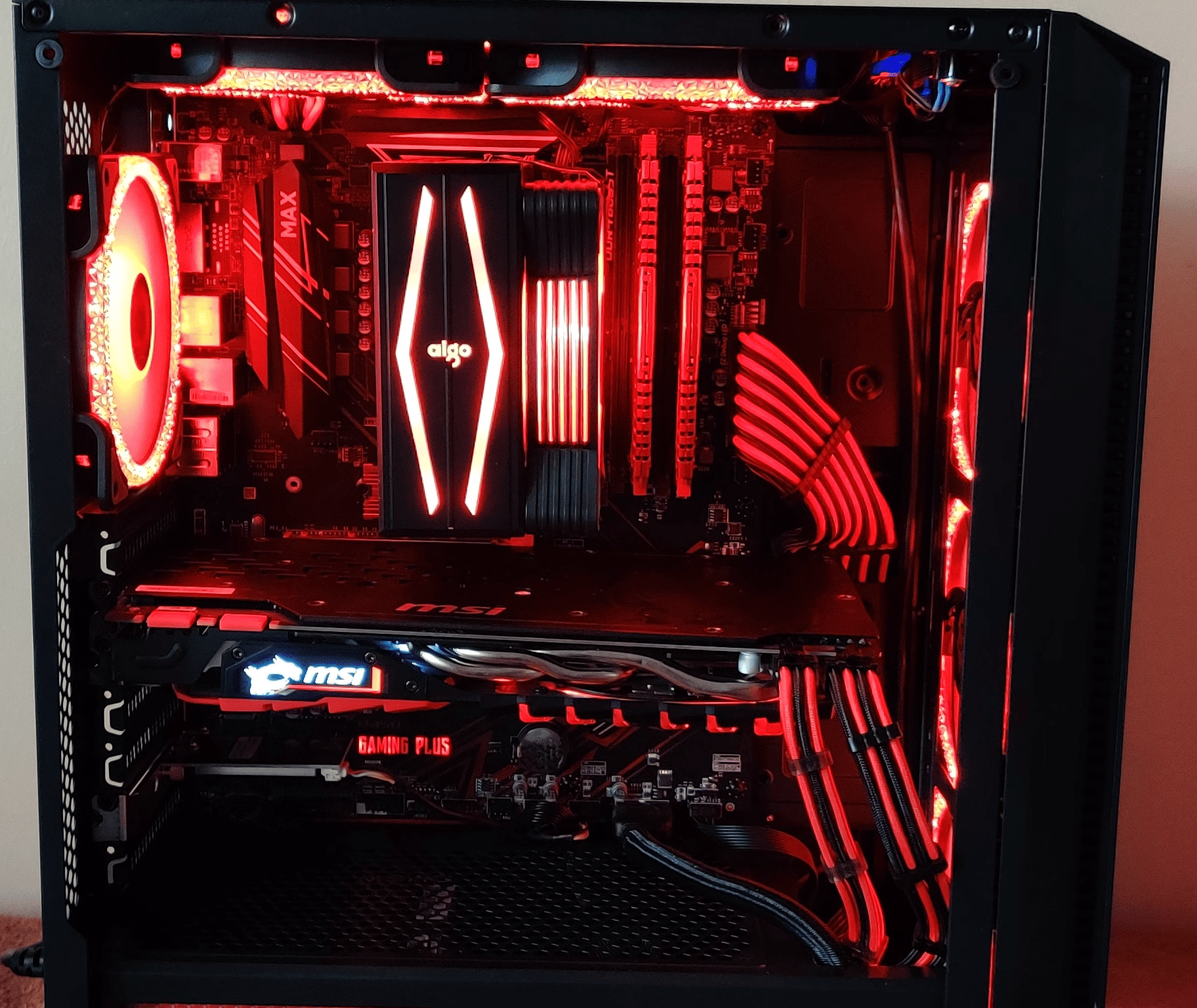 Big Red Gaming PC WIFI