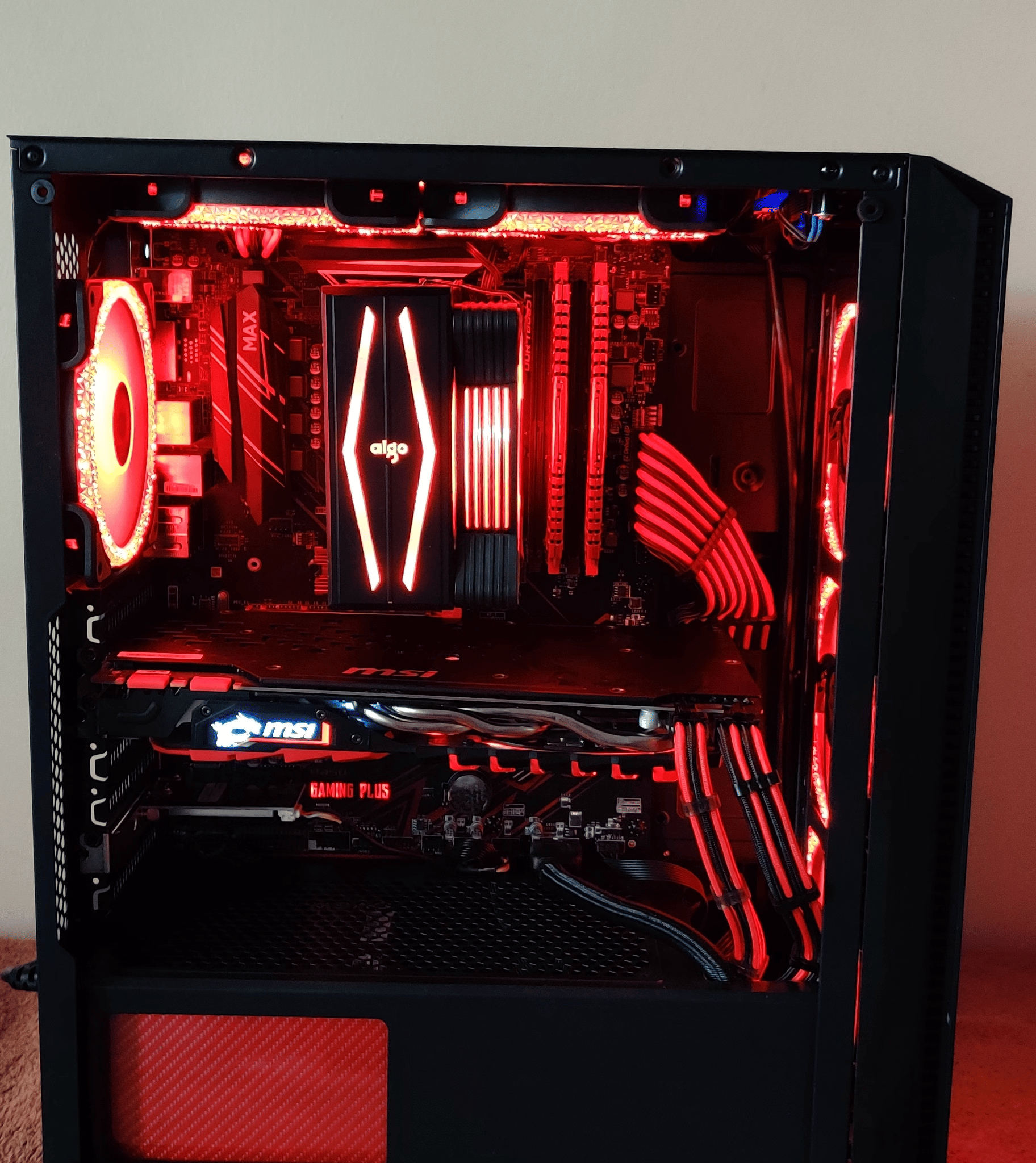 Big Red Gaming PC WIFI