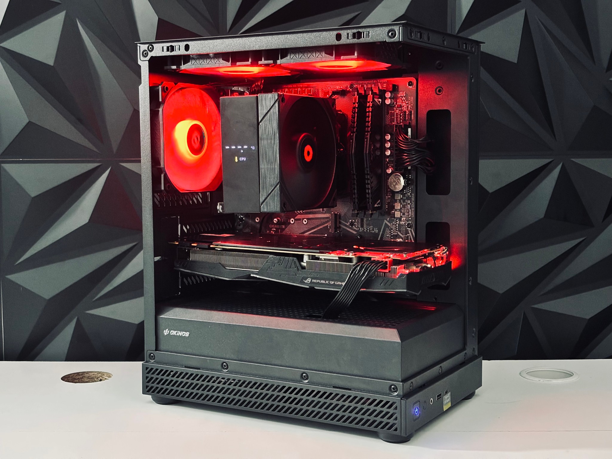 🧡🖤 Black Gaming PC - GTX 1070 / Ryzen 5 3600 / 16GB RAM  🖤🧡
