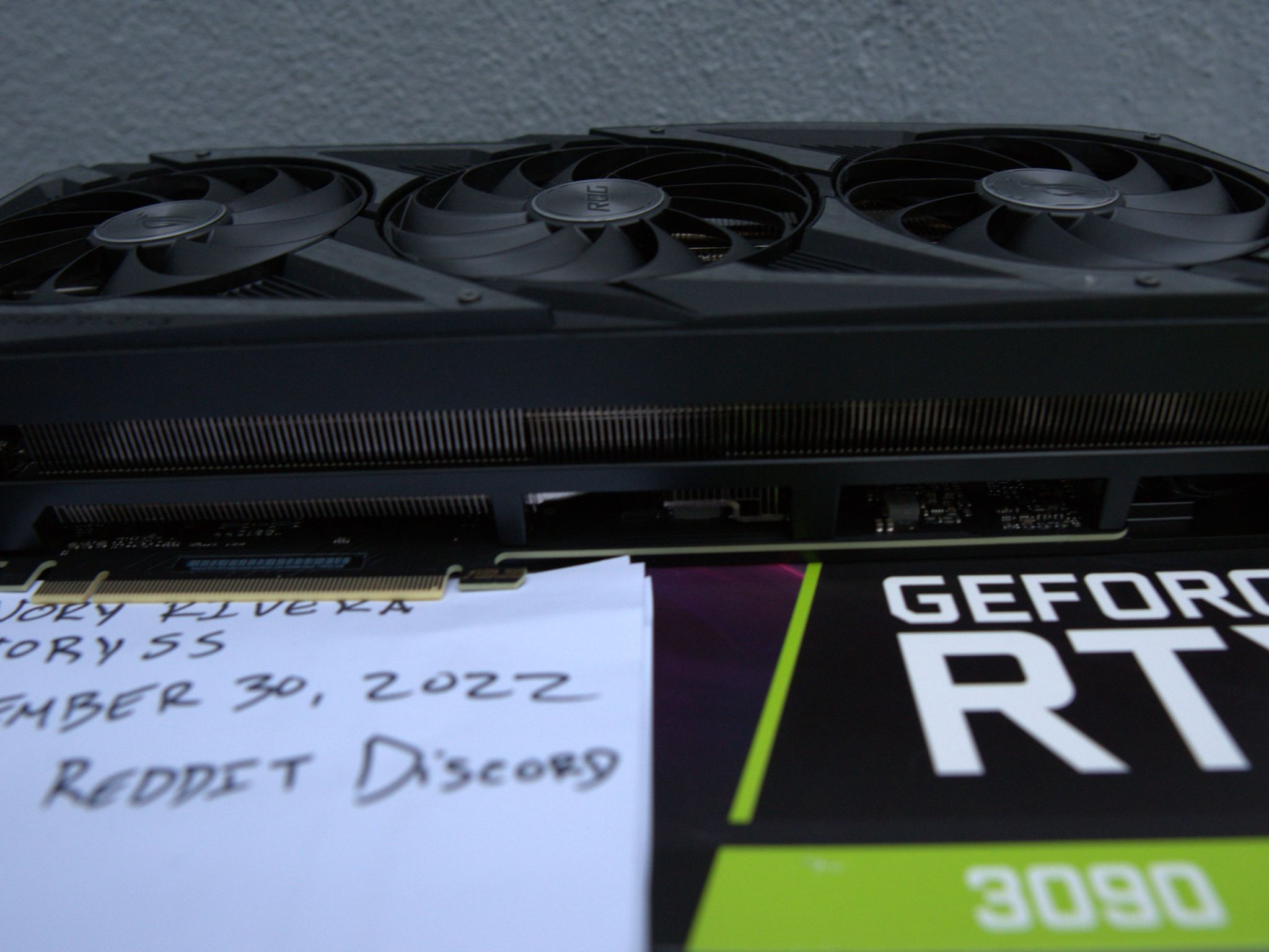 Asus Strix RTX 3090 OC NEw Open Box