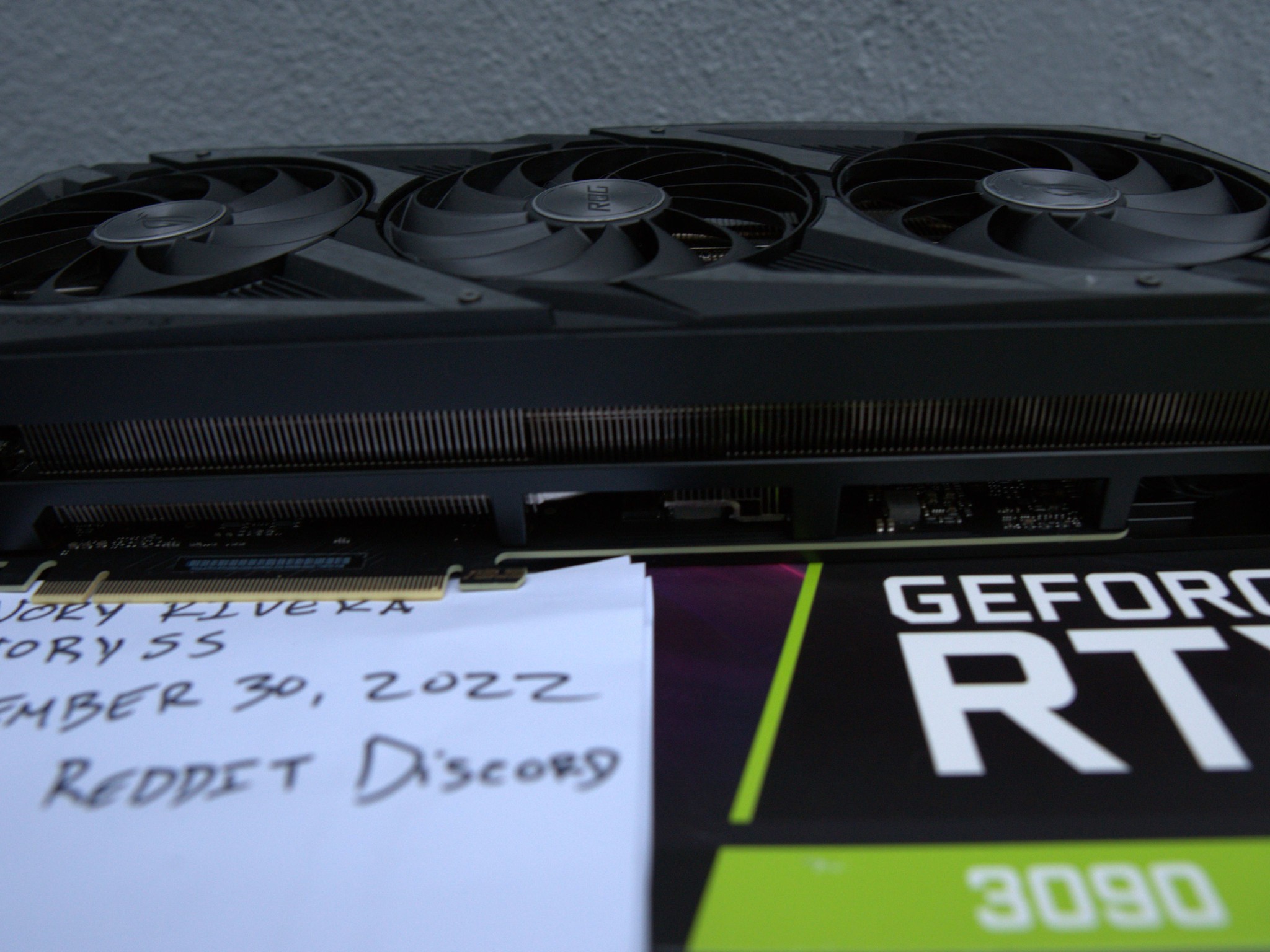 Asus Strix RTX 3090 OC NEw Open Box