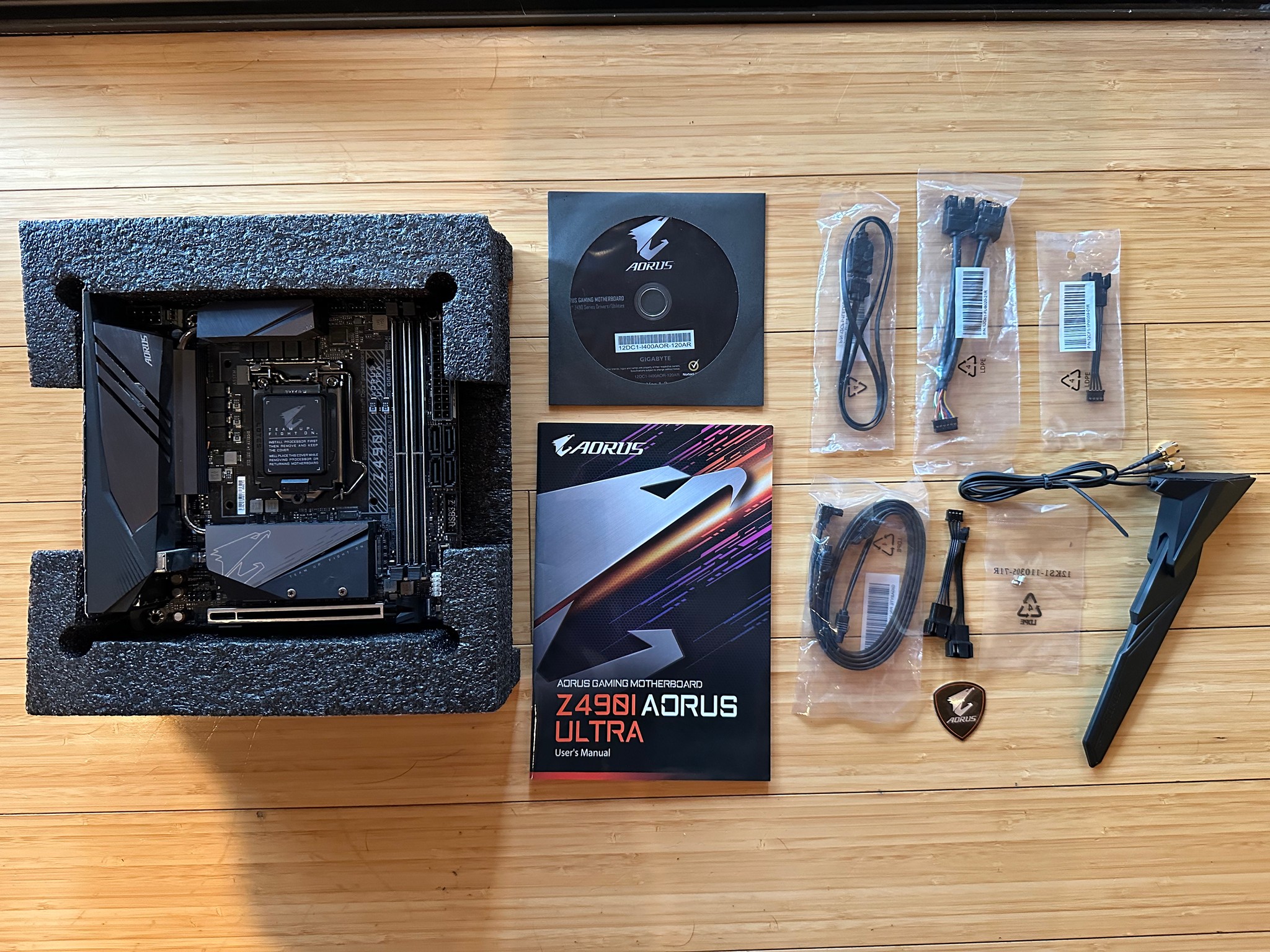 Gigabyte Z490I AORUS ULTRA Mini ITX LGA1200 Motherboard (Lightly Used, In Box)