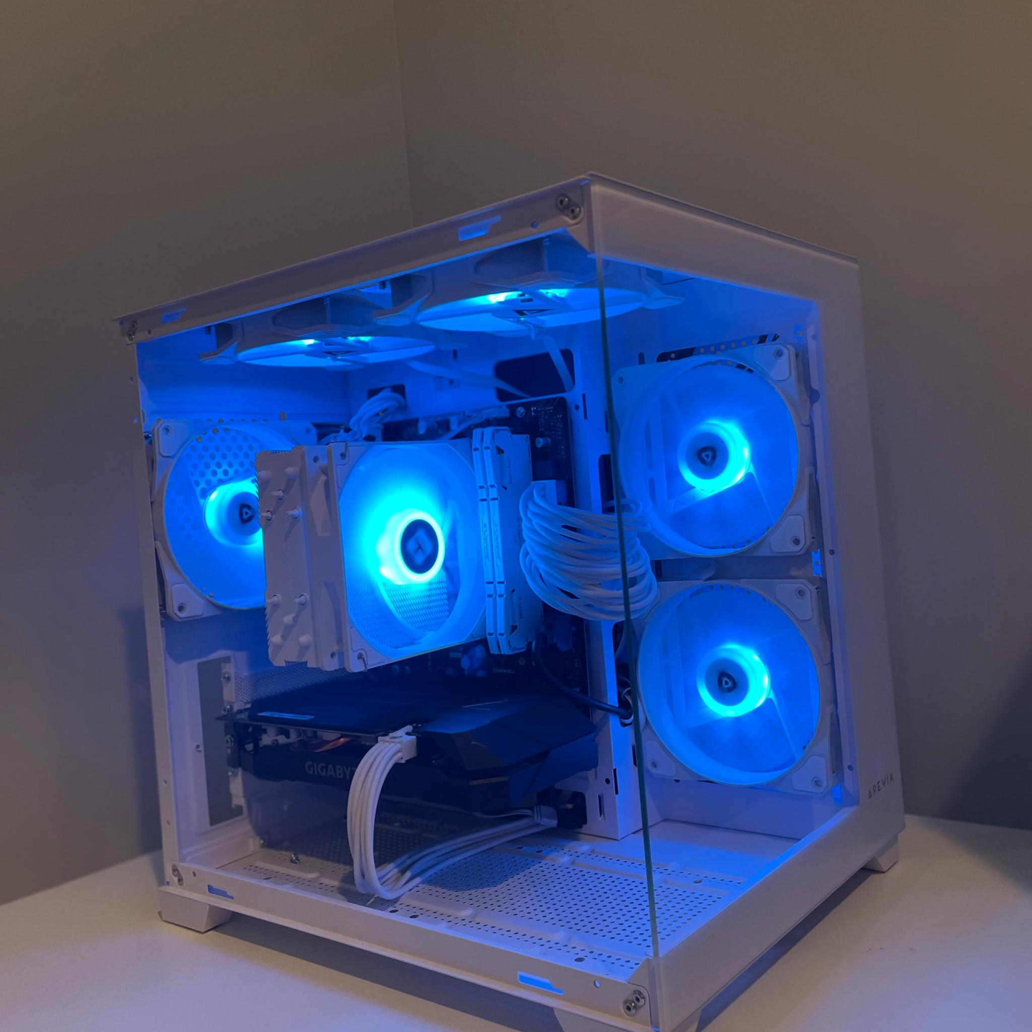 White Gaming Pc Gtx 1660 6gb, Ryzen 5 3600, Ram 16gb,