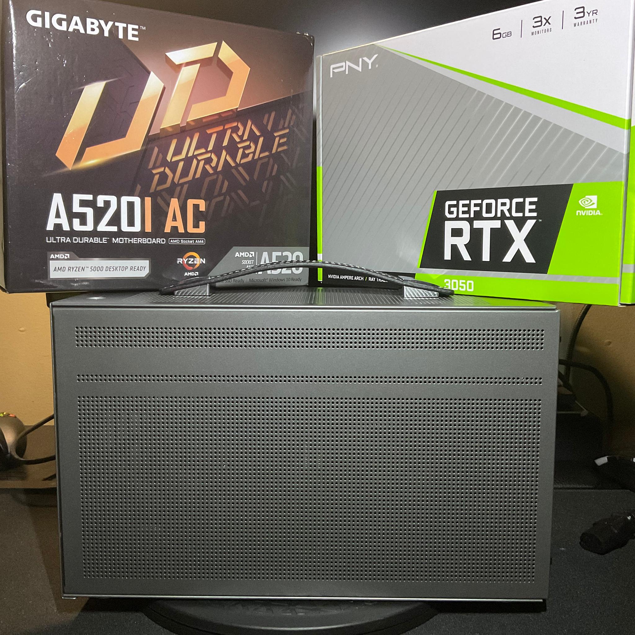 ITX Gaming PC (Ryzen 5 5600x | A520 Mini ITX | 600 W PSU - and all cables)