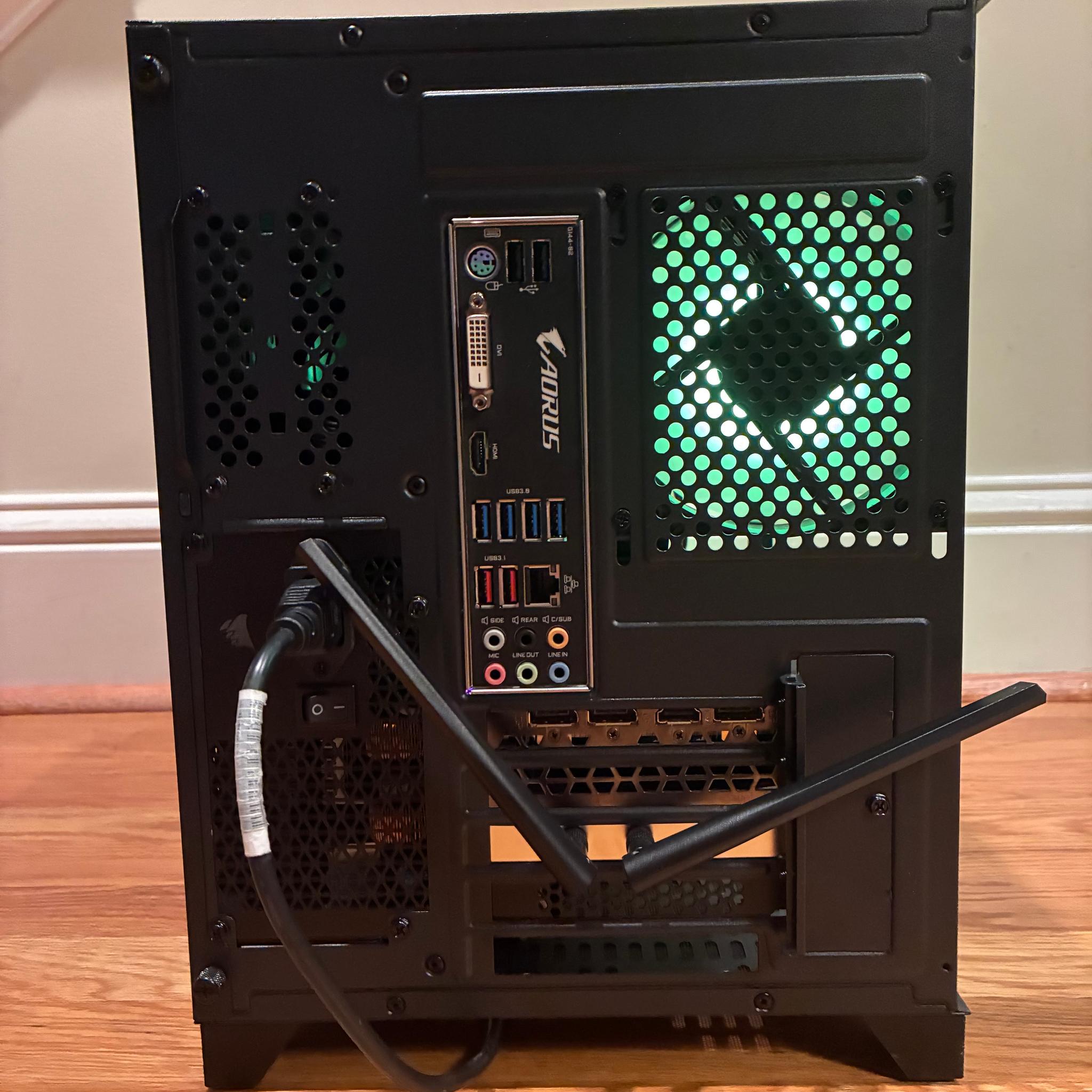 GTX 1660 TI R5 3600 CUSTOM GAMING PC 16GB DDR4 512GB NVMe WIFI 6E Bluetooth Windows 10/11