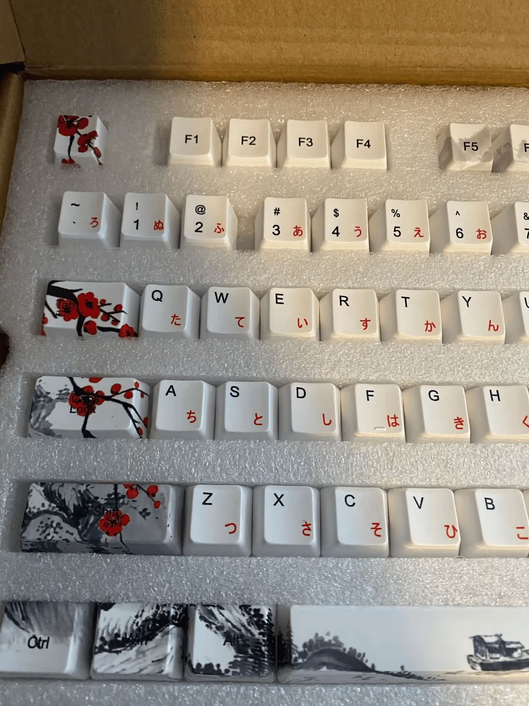 Sakura 108 Key Cap Set from Japan