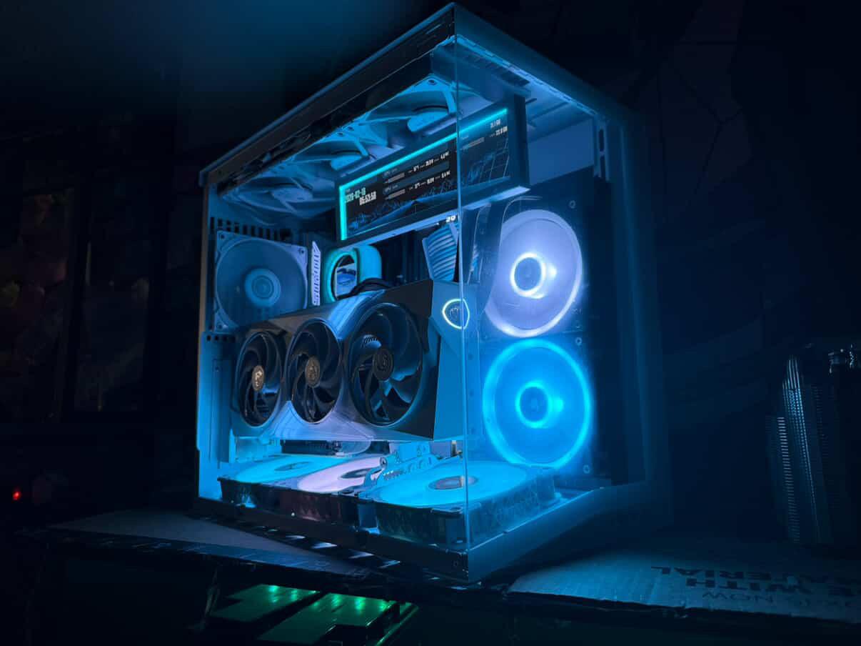 Custom High-End Gaming / Creator PC – RTX 5080 White Build