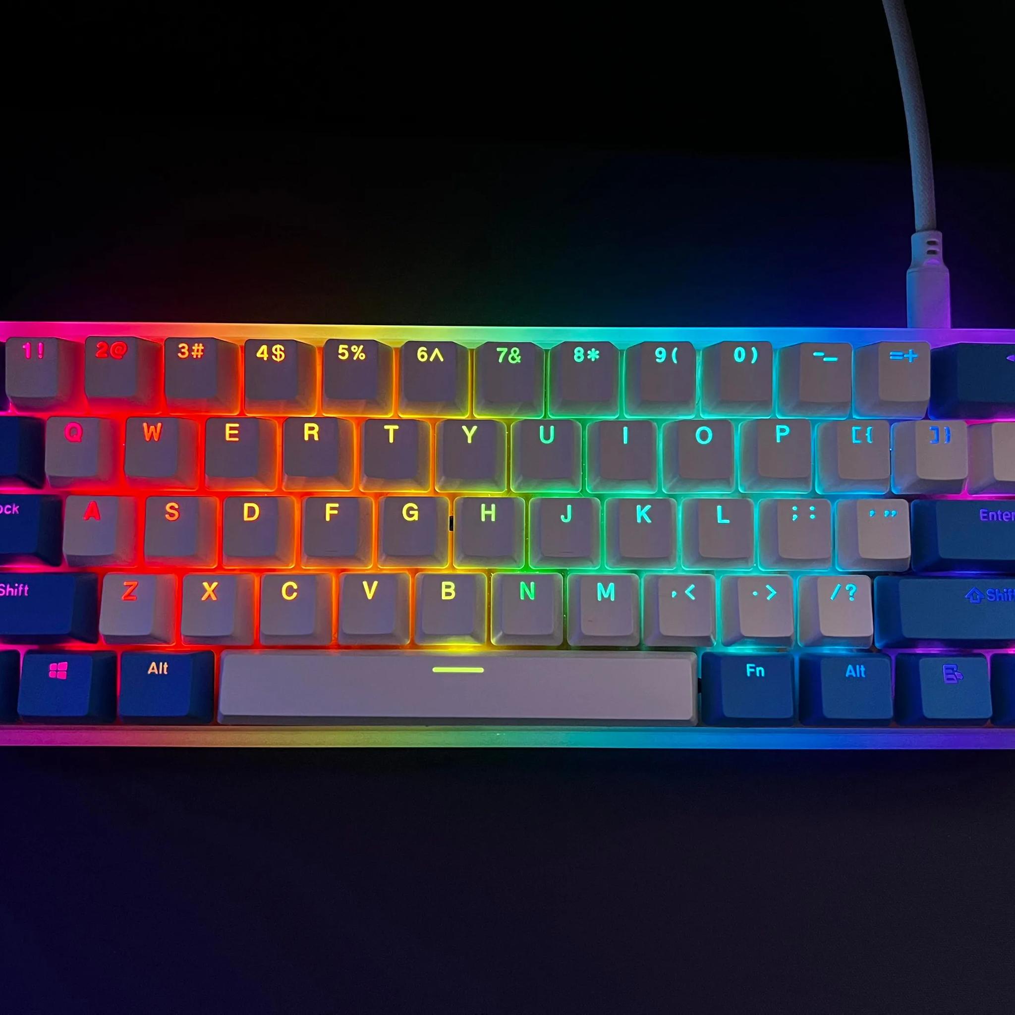 Drop Carina Premium Custom Hotswap 60% Mechanical Keyboard, Copper Plate, Cream Switches