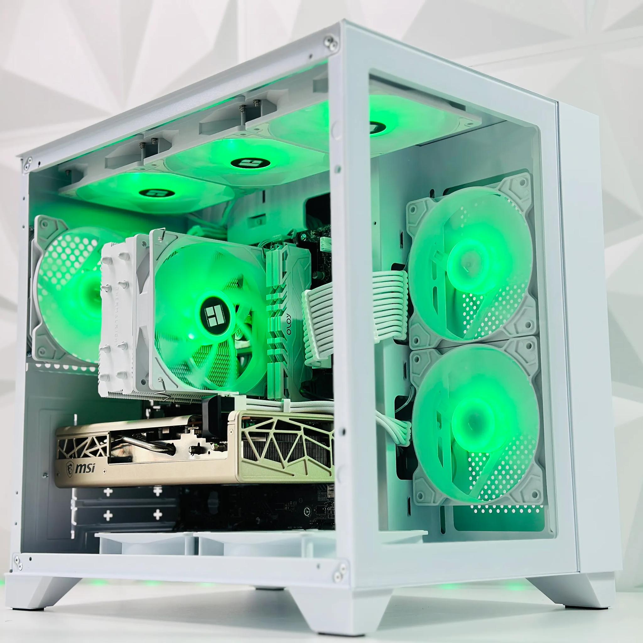 🤍🏔️❄️🌨️Alaska 🐻🌲AMD RX 5700 XT 8GB❄️Intel 12100F❄️16GB DDR4❄️1TB NVME SSD