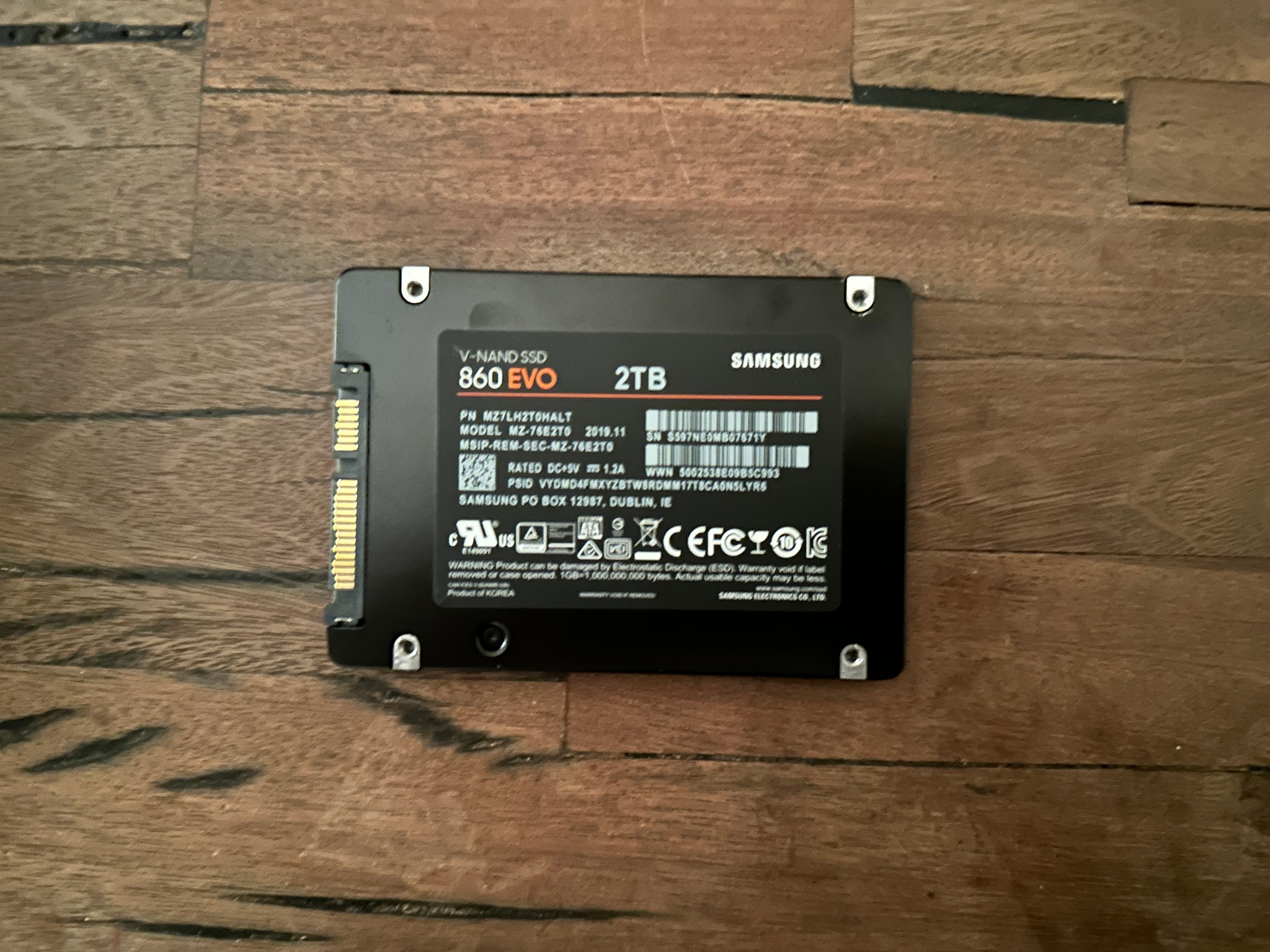Samsung 860 Evo 2TB SATA SSD