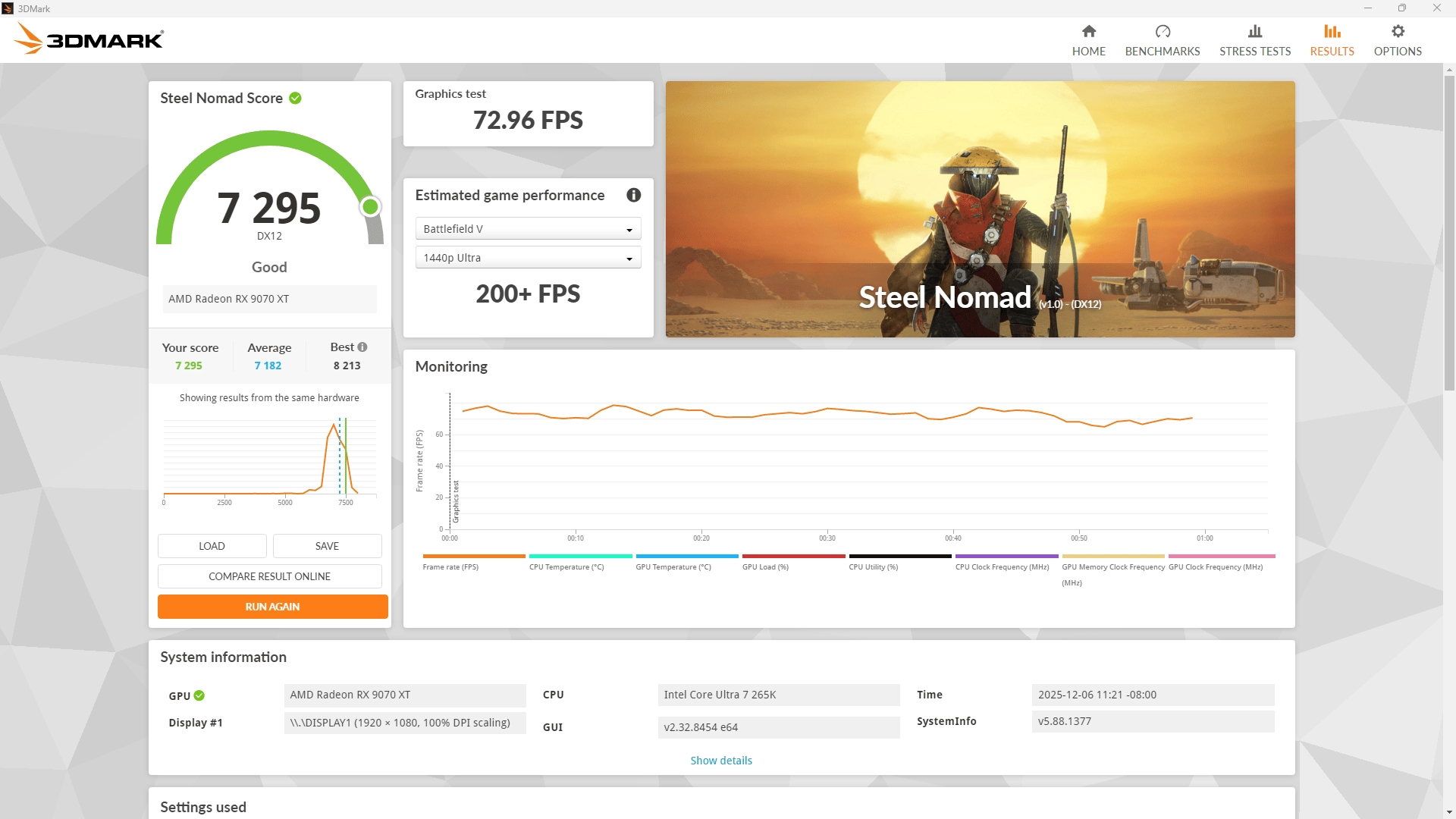 Core Ultra 7 265K | RX 9070 XT | 32 GB DDR5  | 1 TB | 1000W
