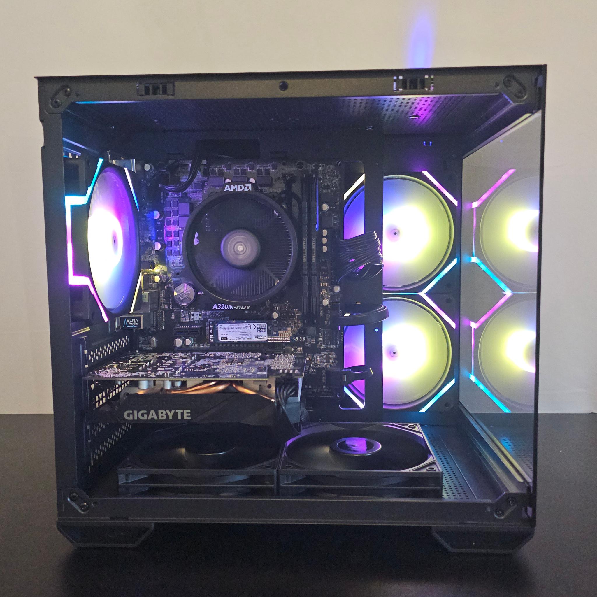 Mirage 1080p / RTX 2060 6GB / Ryzen 5 1600AF / 16GB DDR4 / 275GB SSD + 1TB HDD / RGB HUB