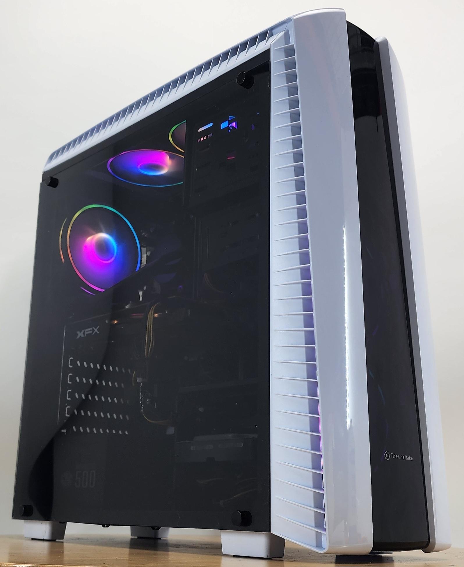 Gaming PC A10-8770 8GB RAM 128GB SSD + 500GB HDD RX 470 8GB Windows 11 Computer