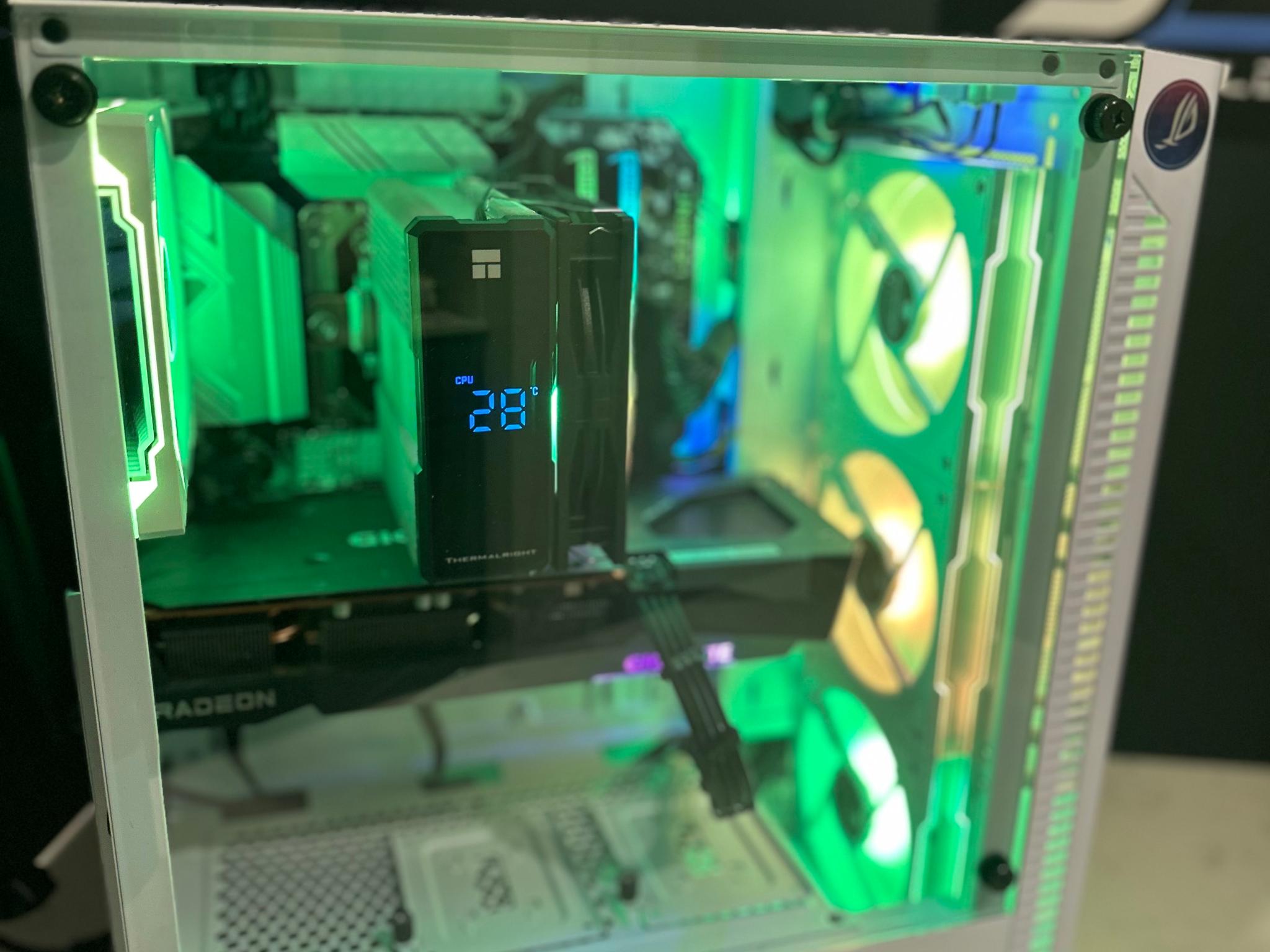 Intel Core i5-10500 - Radeon RX 7600 - Mid Tower Gaming PC White - 512GB M.2, 3TB SATA