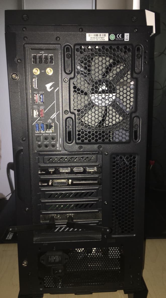 Custom Built Gaming PC i7-8700k RTX 2070 2TB HDD 250GB SSD 512GB M.2