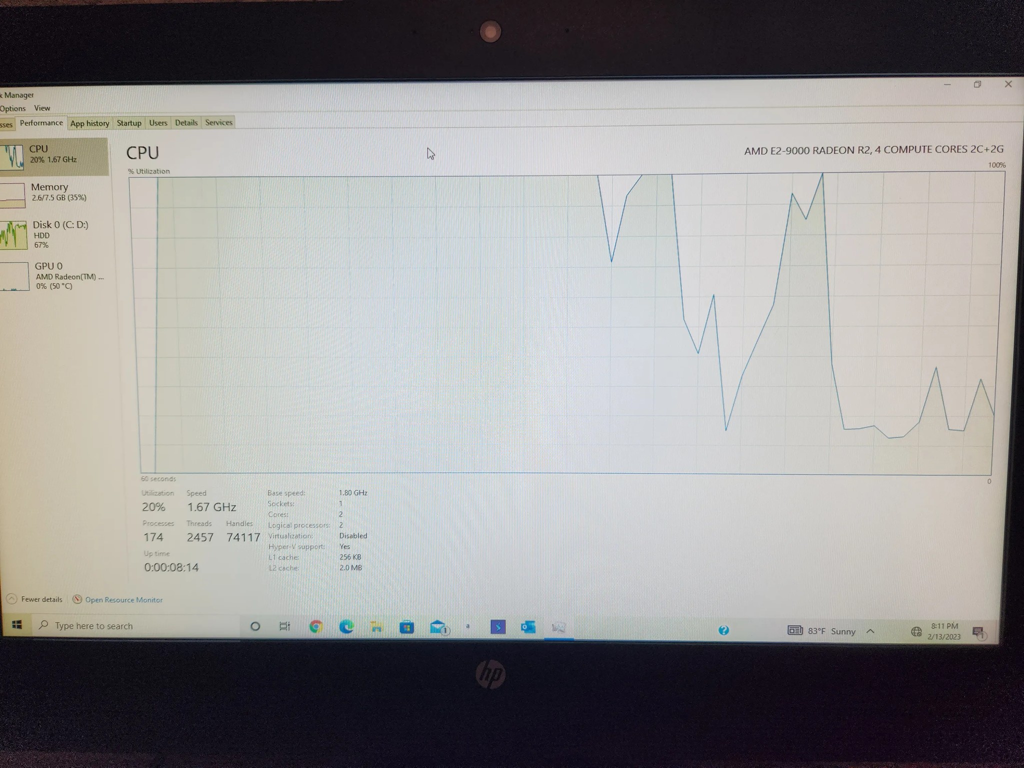 Hp all in one desktop amd e2 9000 8gb ddr3 1tb hard drive 