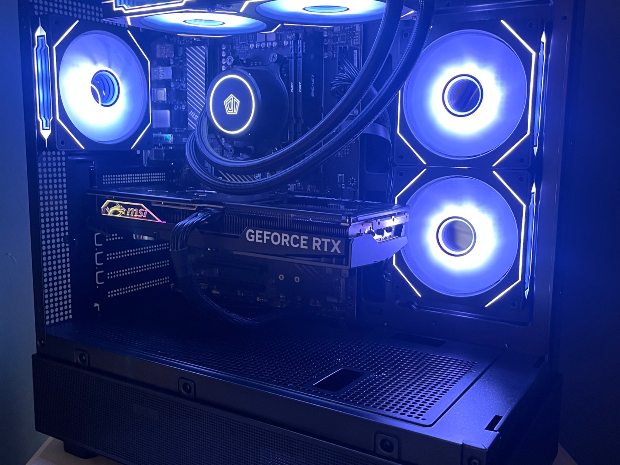 RTX 4070 SUPER | Ryzen 7 7700 Black Gaming PC