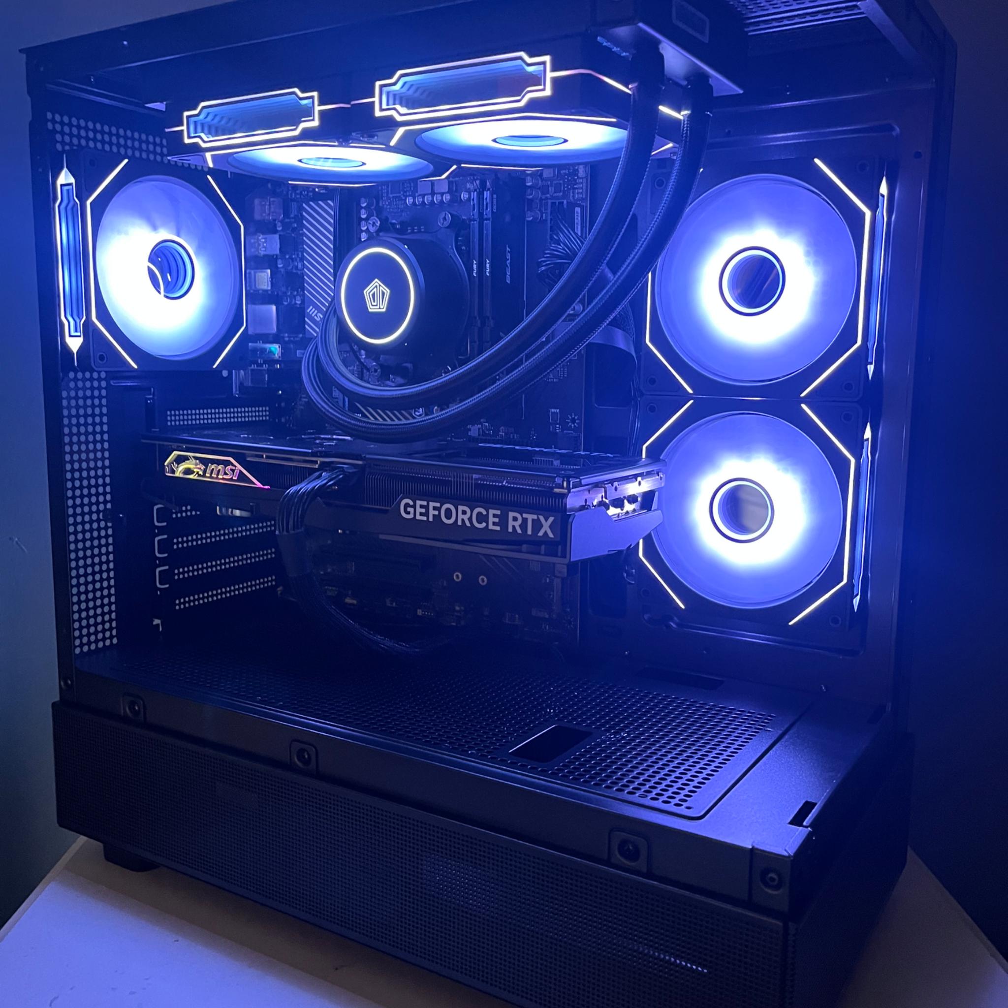 RTX 4070 SUPER | Ryzen 7 7700 Black Gaming PC