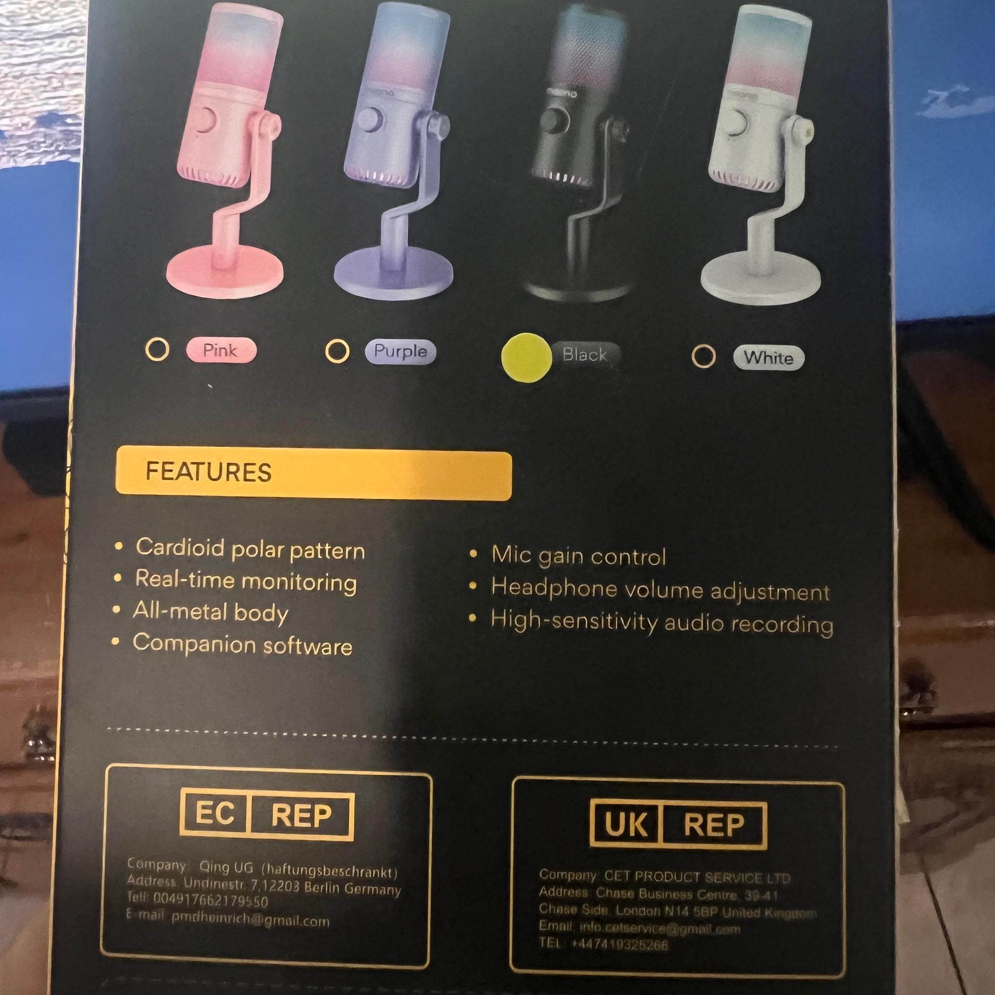 MAONO USB Gaming Microphone DM30