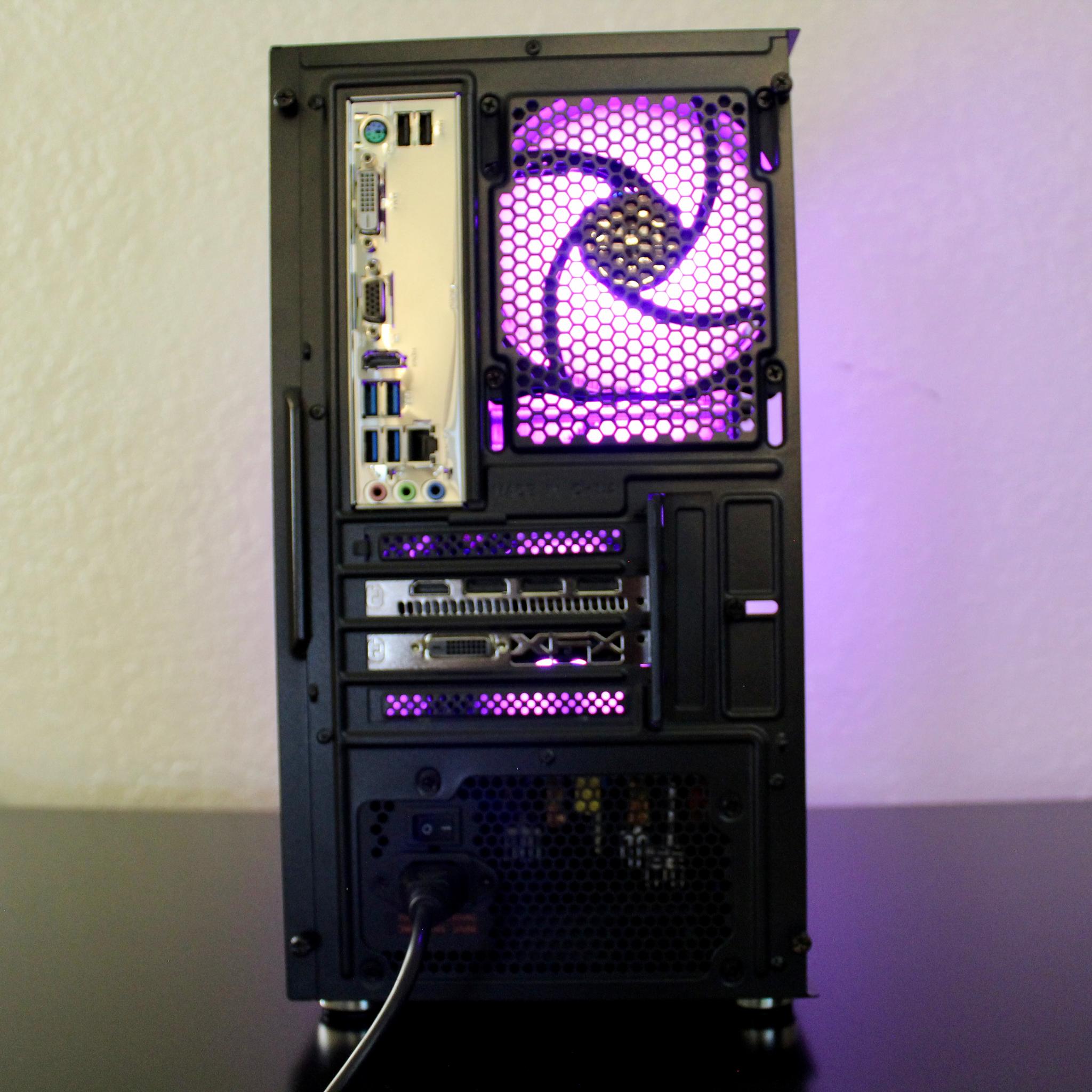 Purple Shadow! Awesome Gaming PC | Ryzen 5 2600 | XFX 580 8GB | 16GB DDR4 | 512GB M.2 | W11 + WiFi |