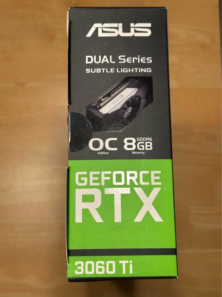 Open box Asus RTX 3060 Ti Dual OC 8GB