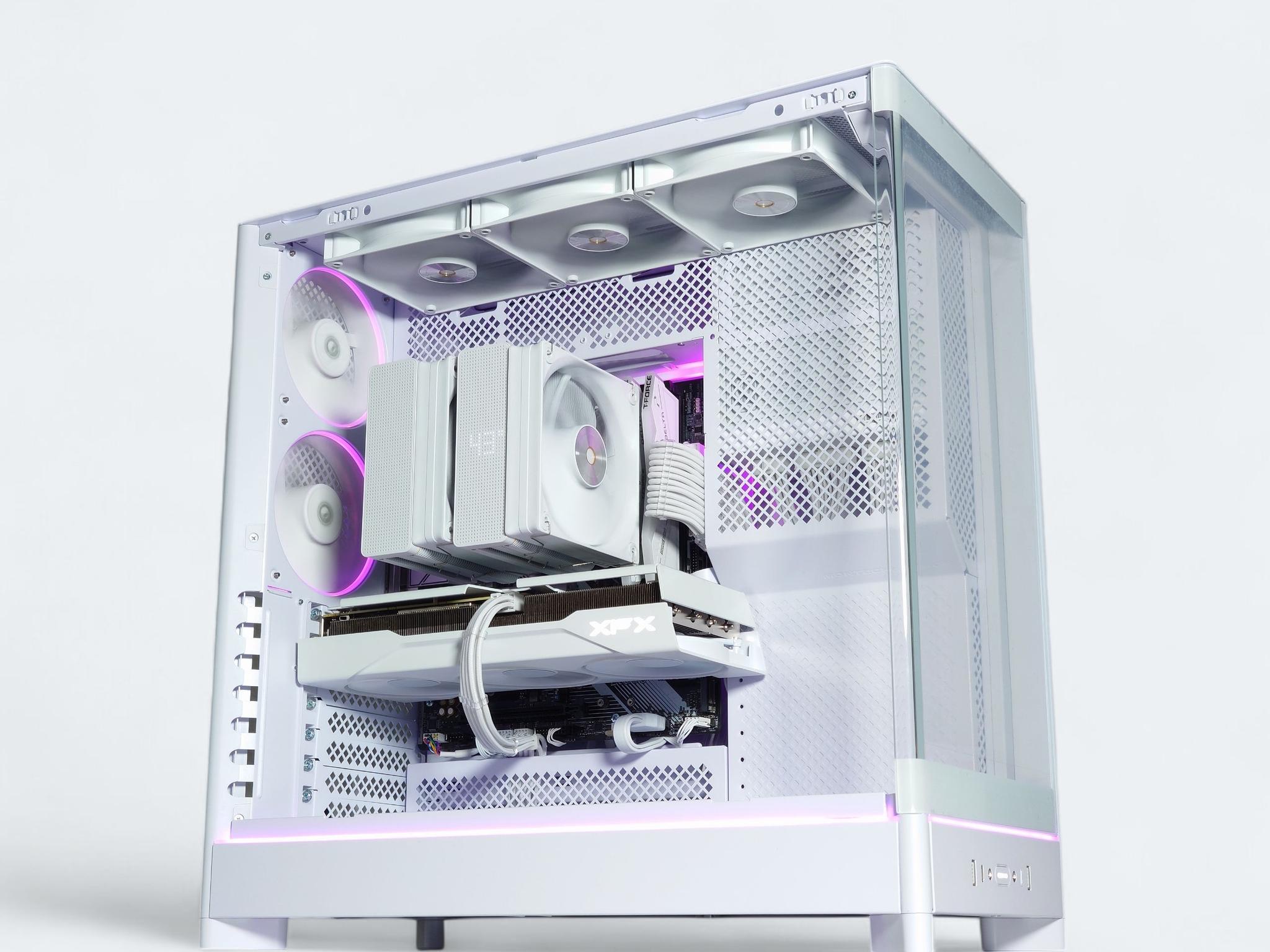 🤍Gaming PC⚪ Intel Arc B580  12GB ⚪AMD Ryzen 7 7500F⚪32GB DDR5⚪1TB NVME
