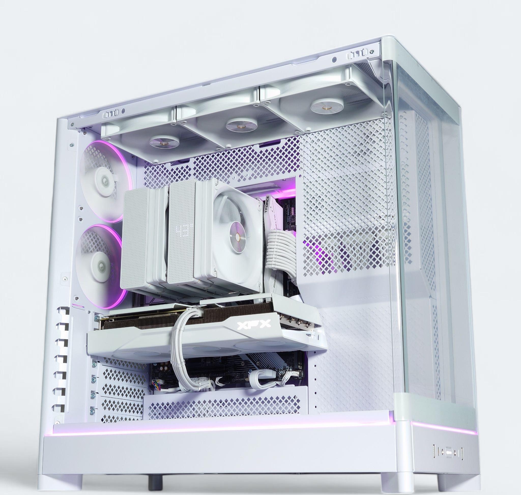 🤍Gaming PC⚪ Intel Arc B580  12GB ⚪AMD Ryzen 7 7500F⚪32GB DDR5⚪1TB NVME